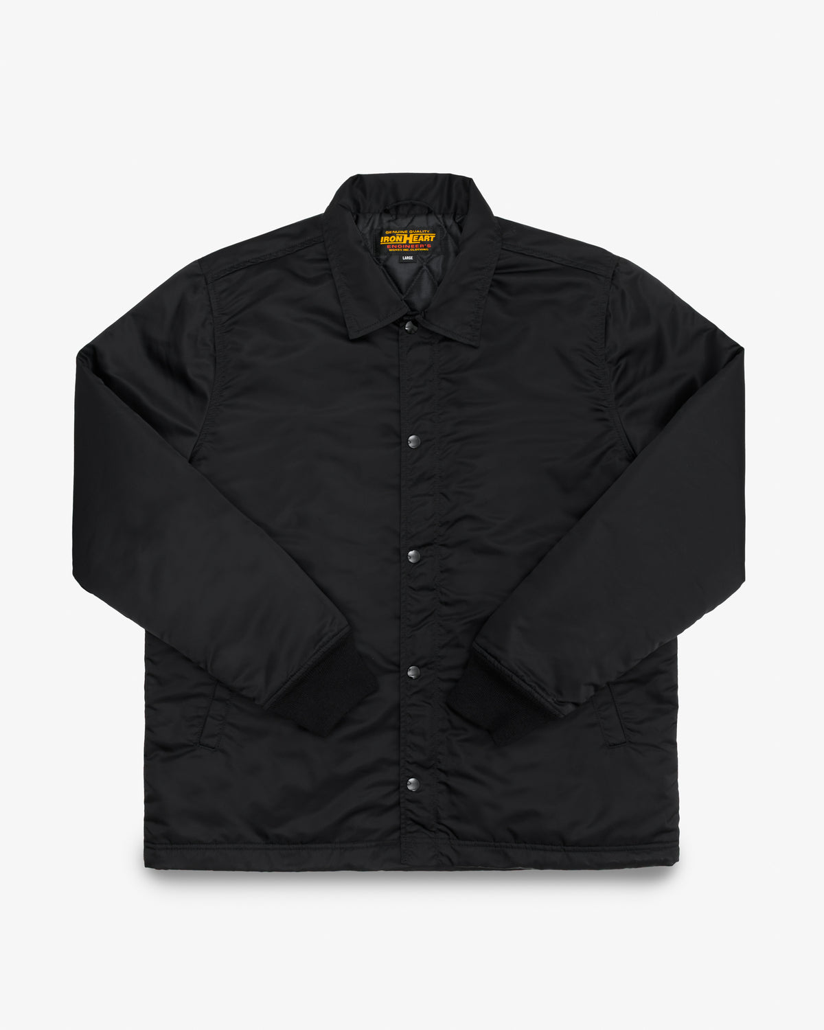 Nylon Coach Jacket - Black