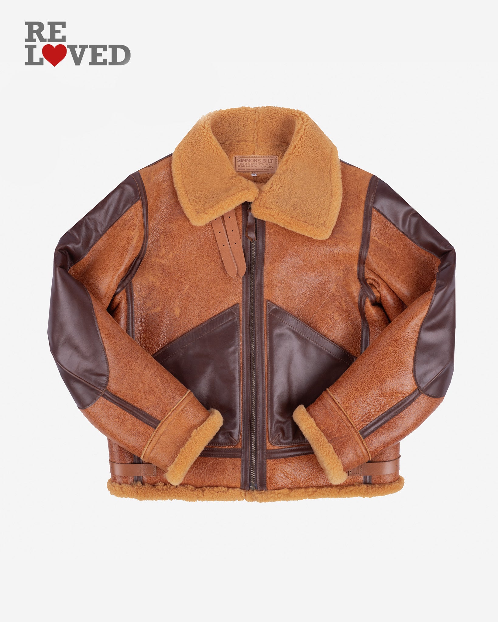 Iron Heart x Simmons Bilt Type B-3 Flight Jacket - Vintage Yellow (IHSB-B3-YEL) Size XL