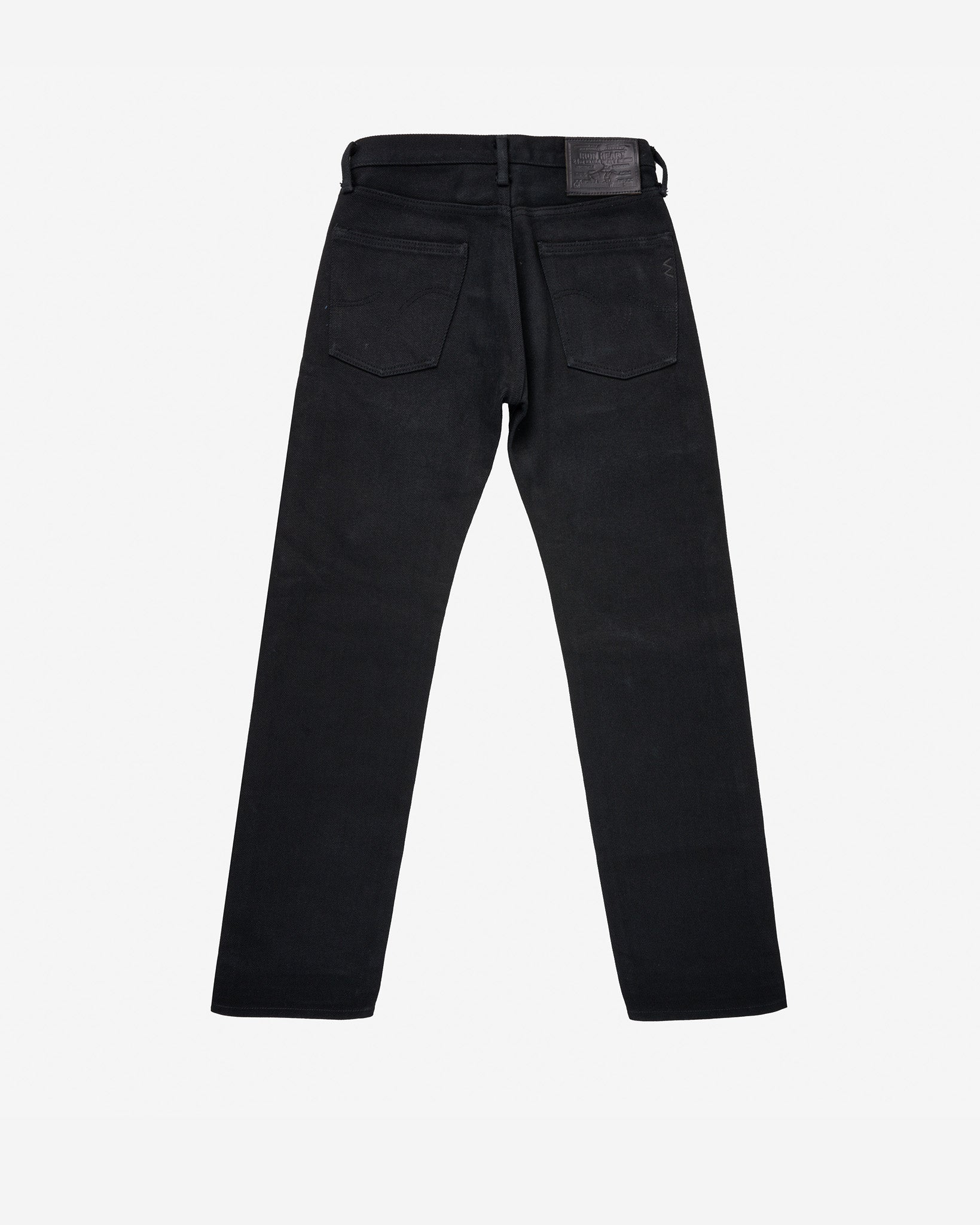 21oz Selvedge Denim Straight Cut - Superblack Non-Fade (IH-634S-SB) Tag 29, Hemmed to 30.2"
