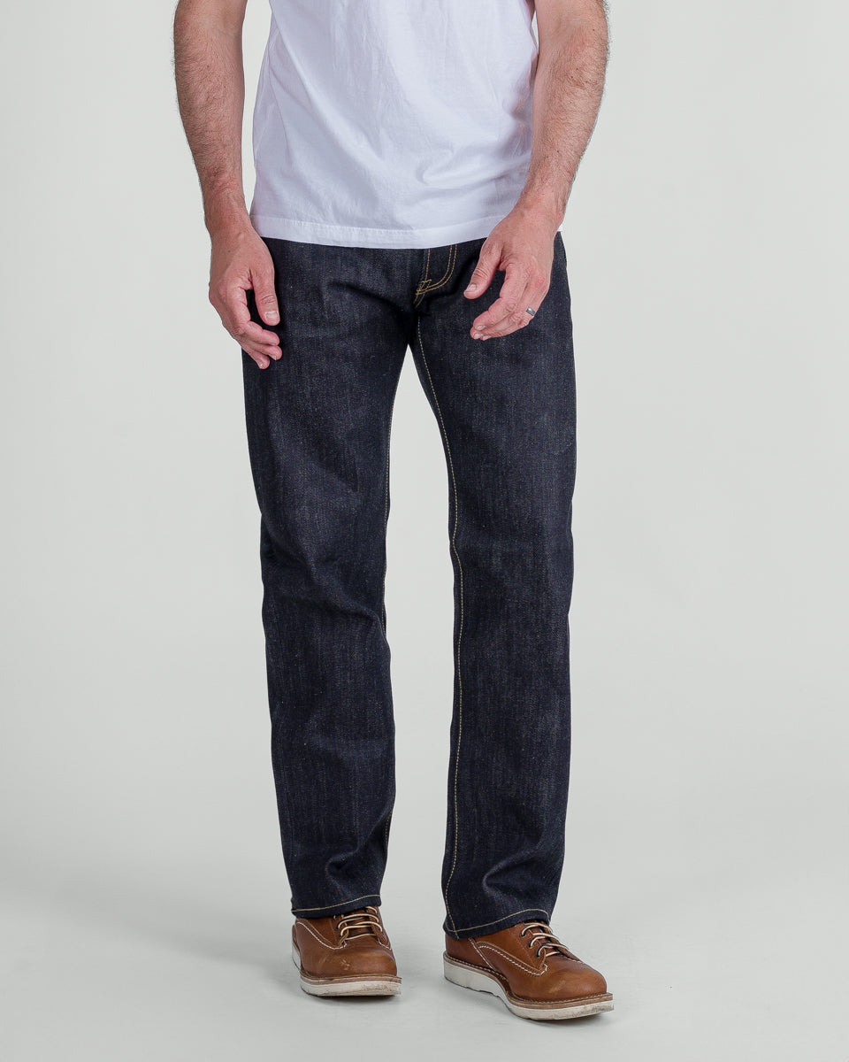 25oz Selvedge Denim Straight Cut Jeans - Indigo