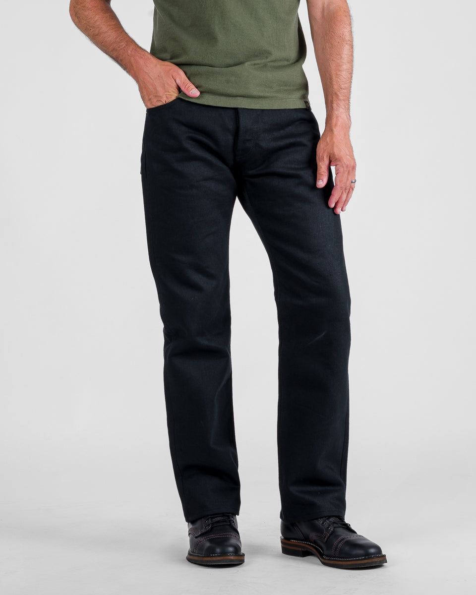 21oz Selvedge Denim Straight Cut - Superblack Non-Fade