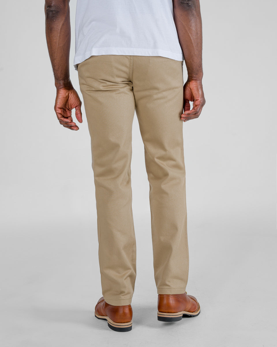 Iron Heart 12oz Heavy Cotton Regular Fit Chinos - Khaki