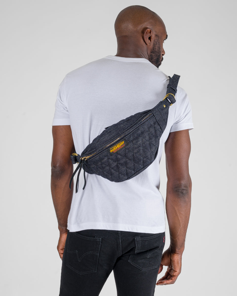 25oz Selvedge Denim Waist Bag - Indigo – Iron Heart