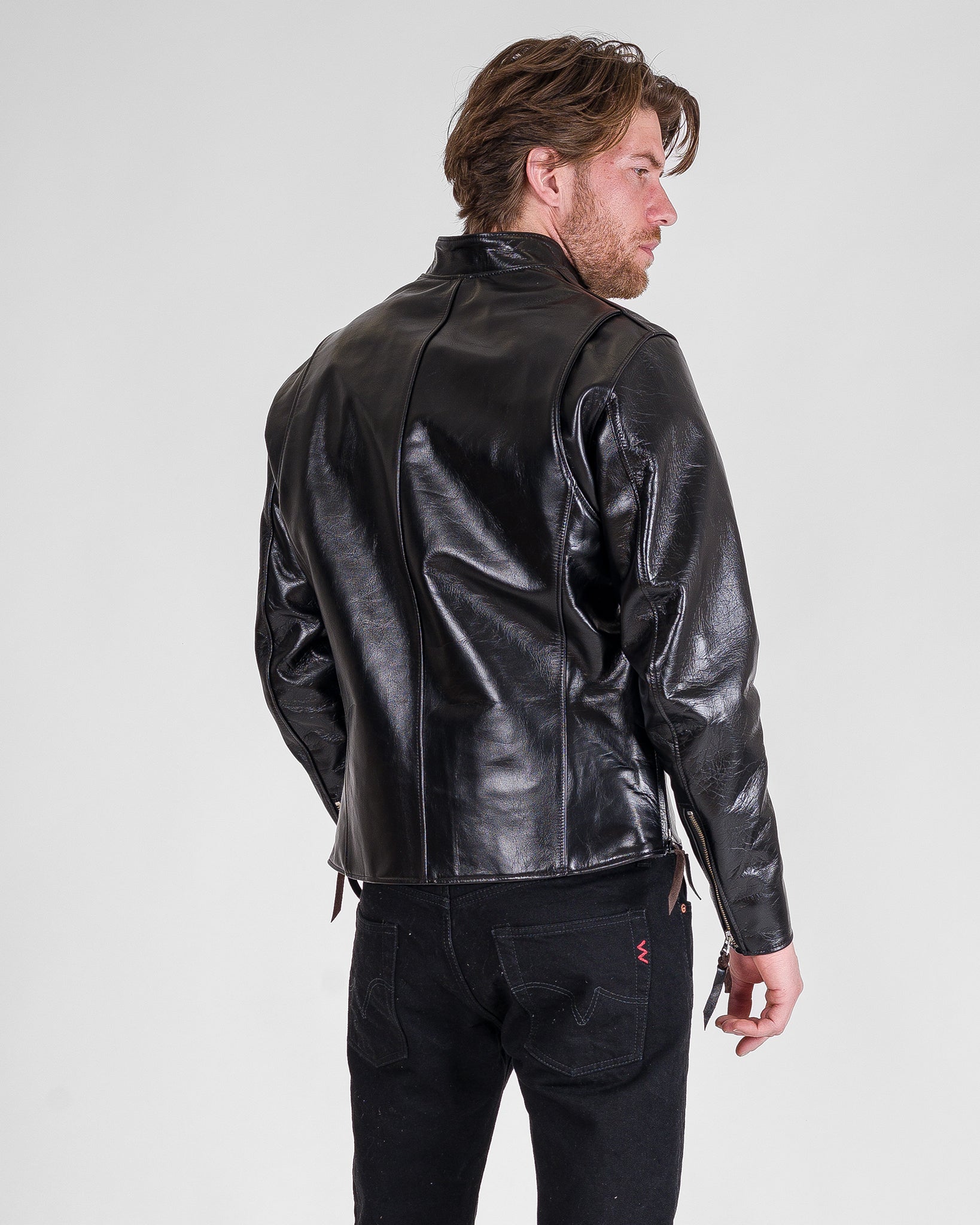 Iron Heart Chrome Tanned Leather Horsehide Rider's Jacket