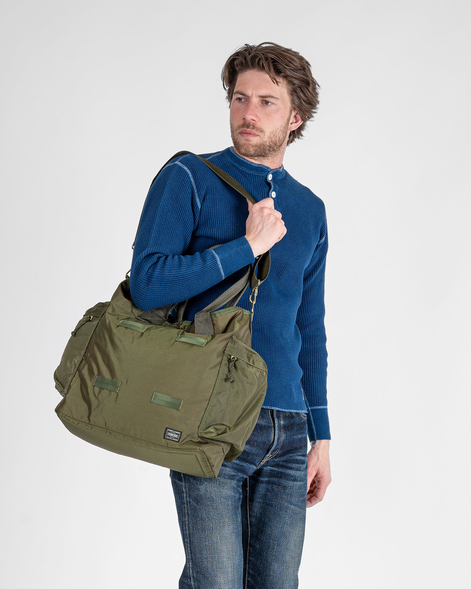 Porter - Yoshida & Co. - Force 2Way Tote Bag - Olive Green