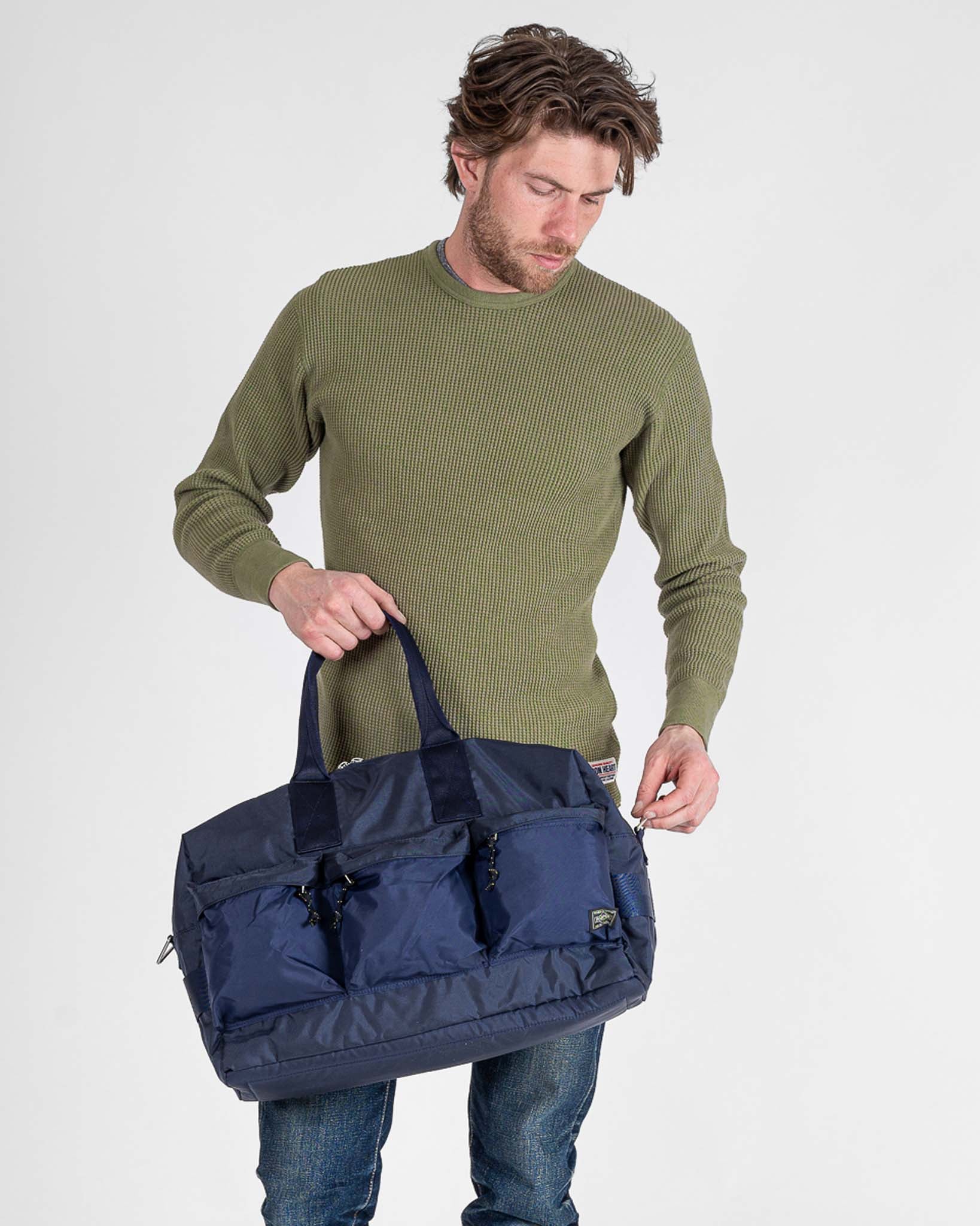 Porter - Yoshida & Co. - Force 2Way Duffle Bag - Navy Blue – Iron