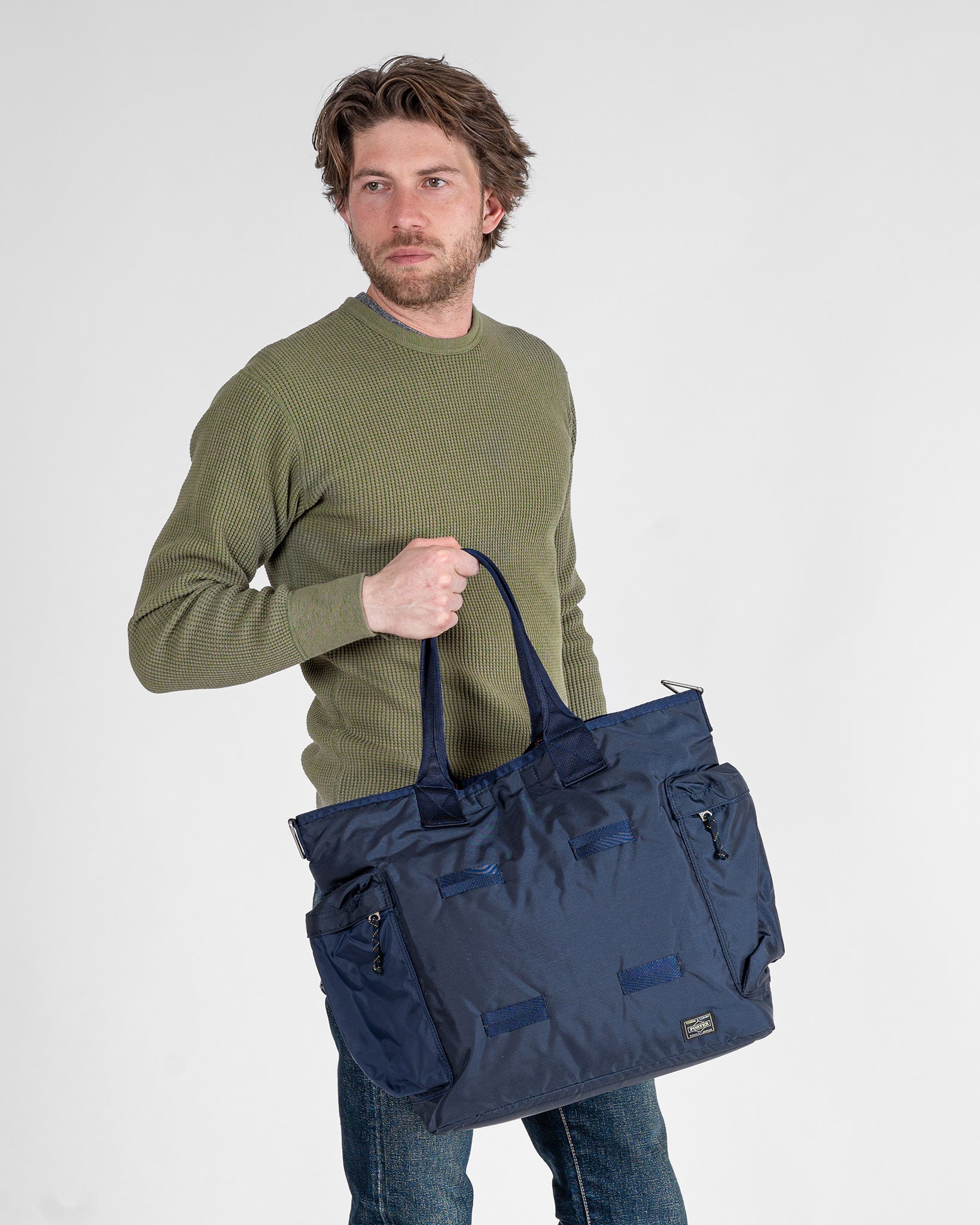 Porter - Yoshida & Co. - Force 2Way Tote Bag - Navy Blue