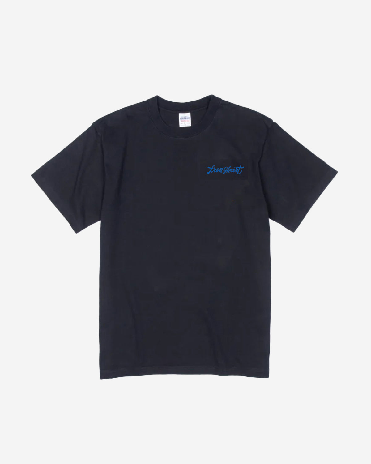 7.5oz Printed Loopwheel Crew Neck T-Shirt - Black
