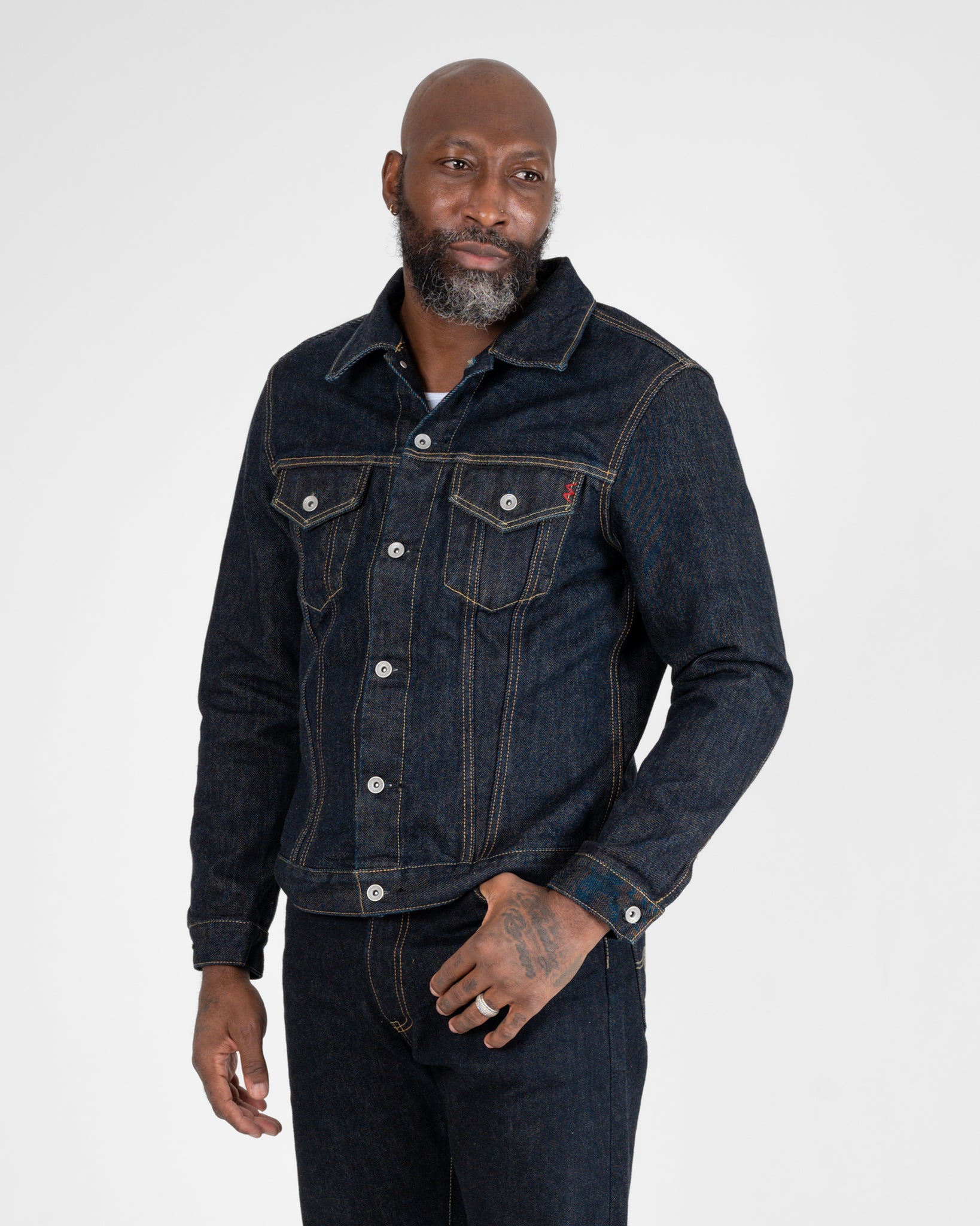Iron Heart 21oz Indigo Japanese Selvedge Denim Type III Jacket