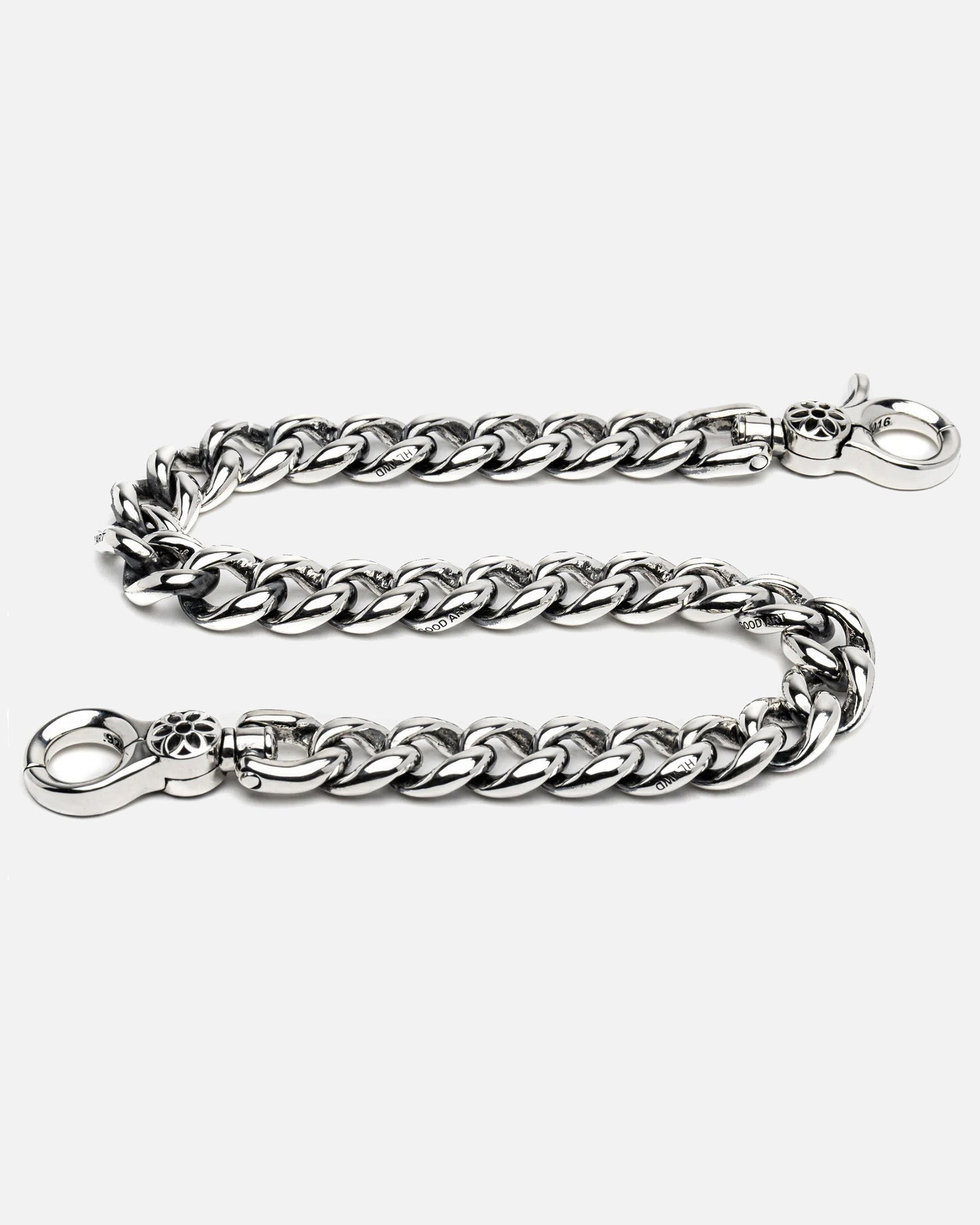 GOOD ART HLYWD Big Eye Clip Wallet Chain - Sterling Silver