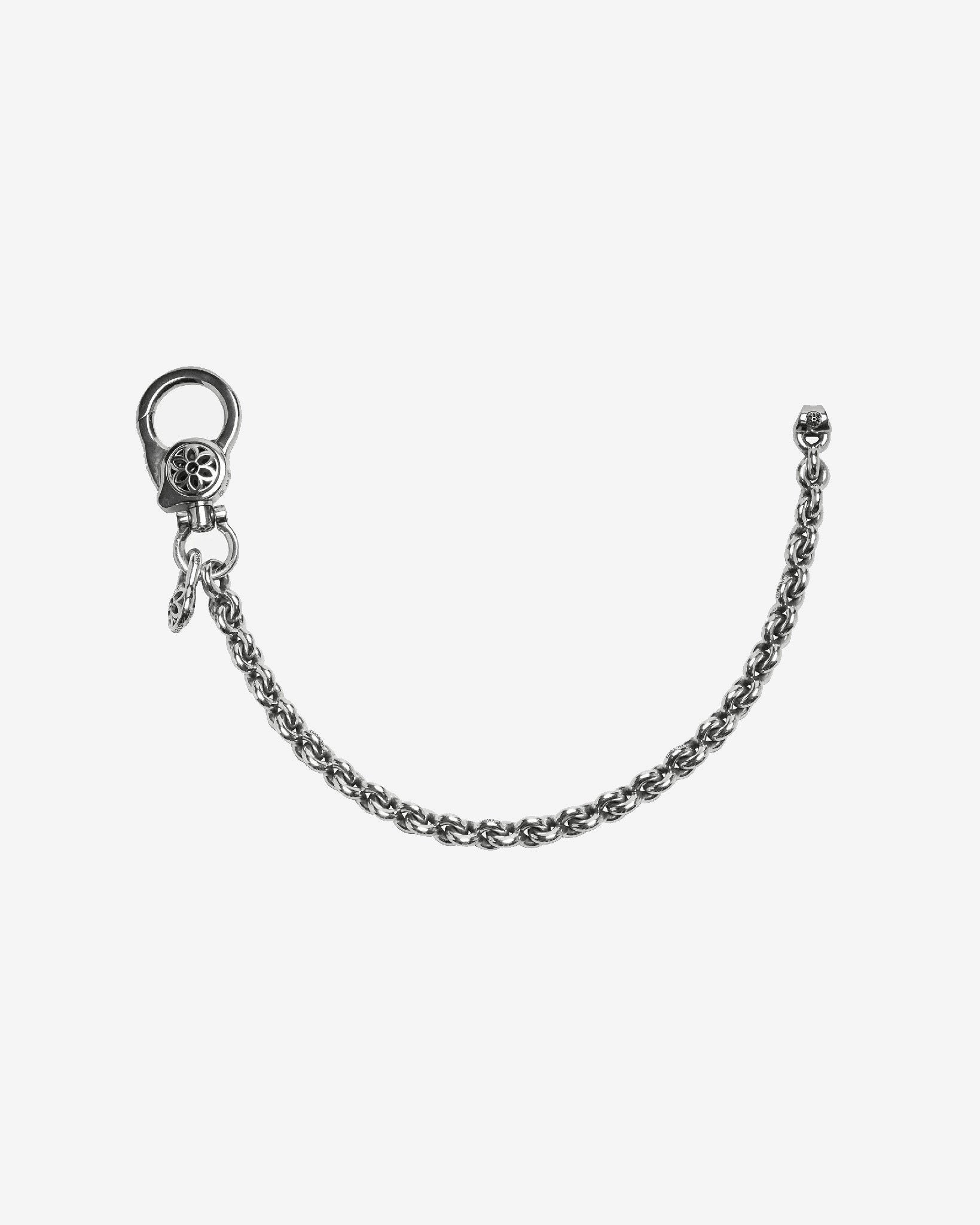 GOOD ART HLYWD Clip 8 Fin Link Wallet Chain Size B - Sterling Silver