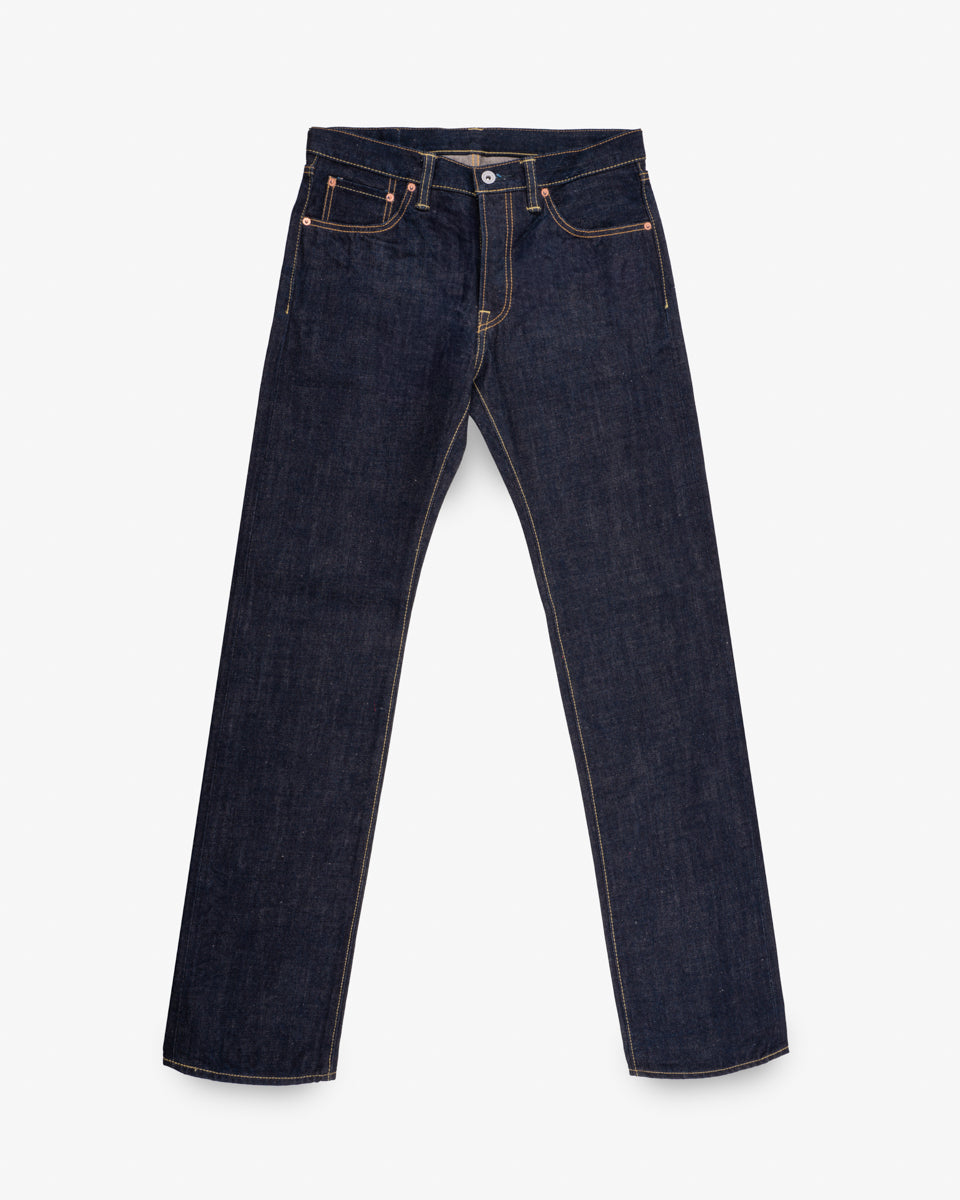 17oz Selvedge Denim Slim Straight Cut Jeans - Natural Indigo