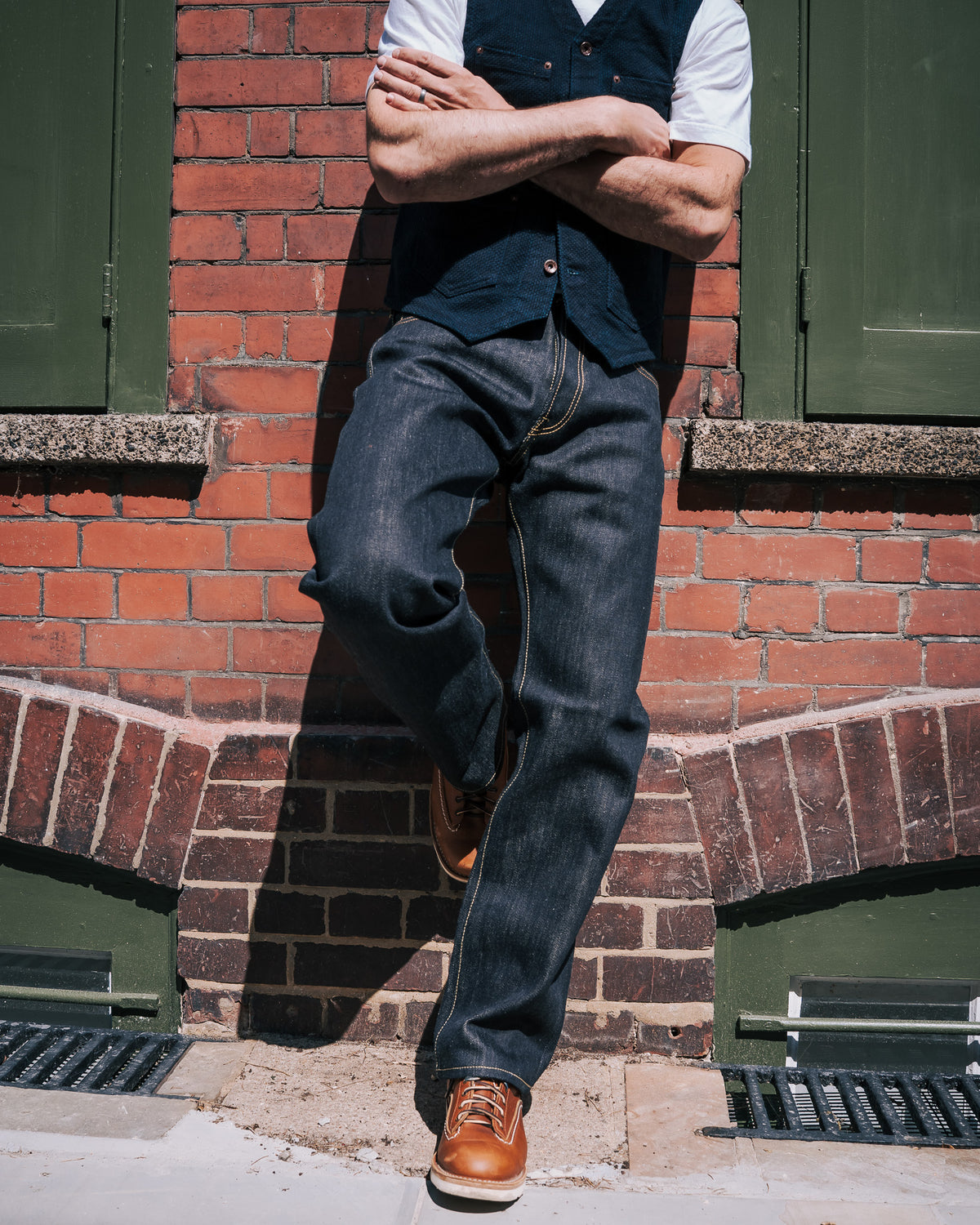 Iron Heart 25oz Selvedge Denim Straight Cut Jeans - Indigo