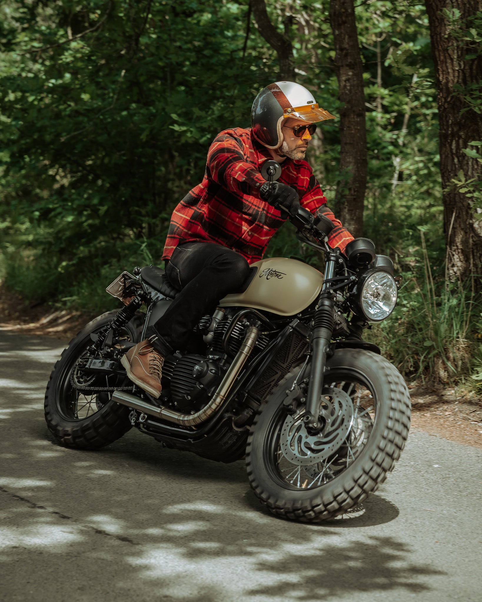 Heavy Flannel Rider's Overshirt - Red – Iron Heart