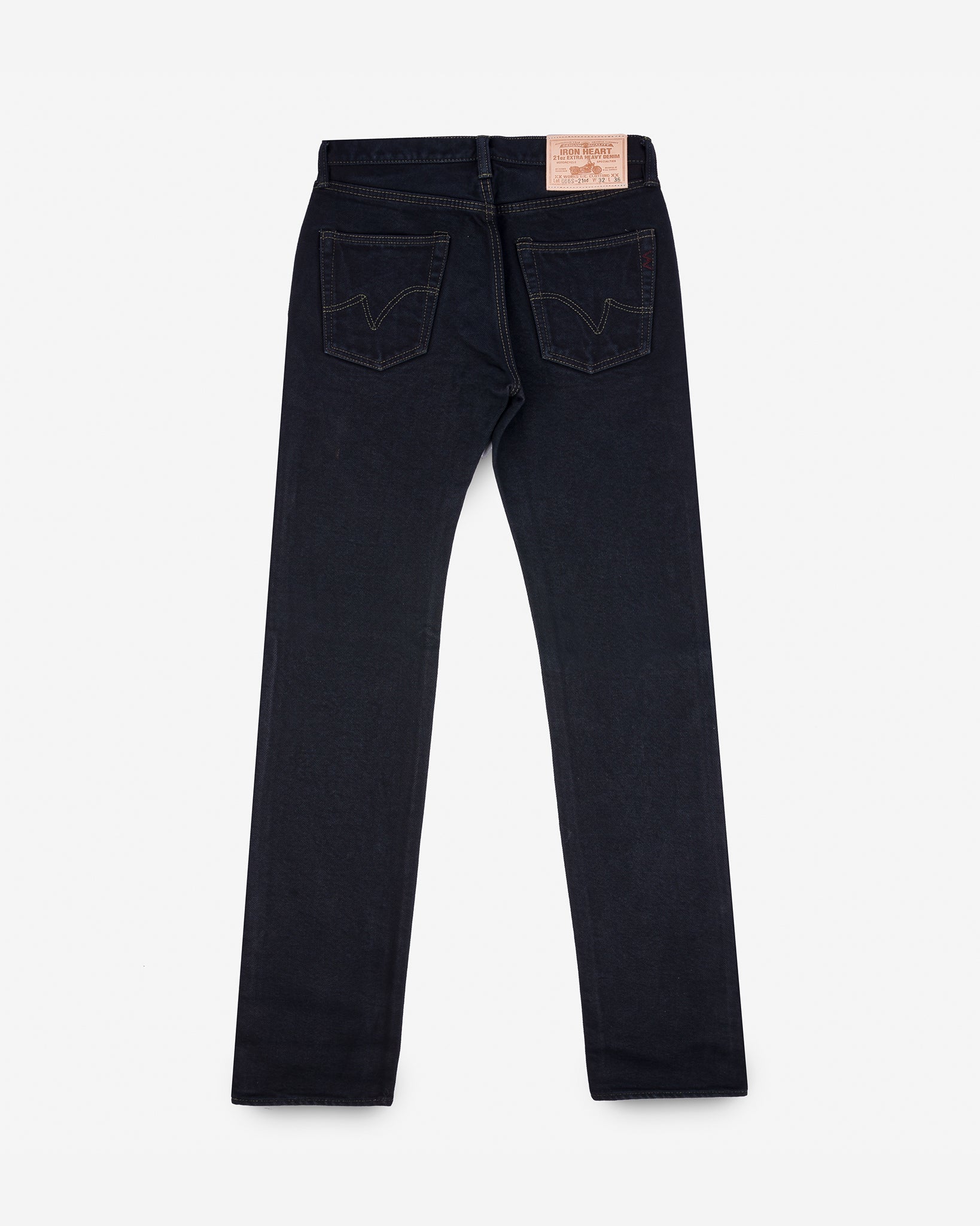 Iron Heart 21oz Selvedge Denim Slim Straight Cut Jeans