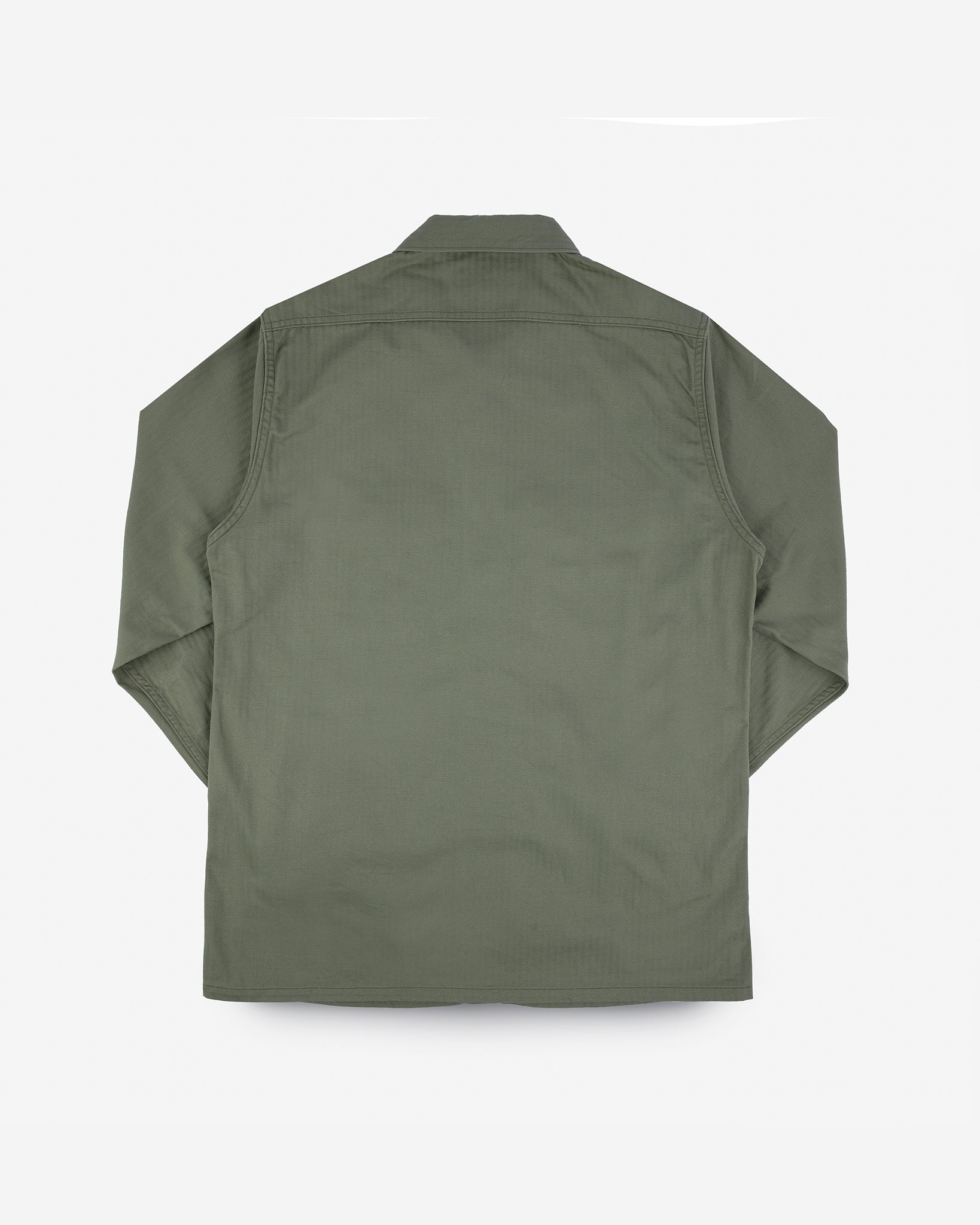 9oz Herringbone Military Shirt - Olive Drab Green – Iron Heart