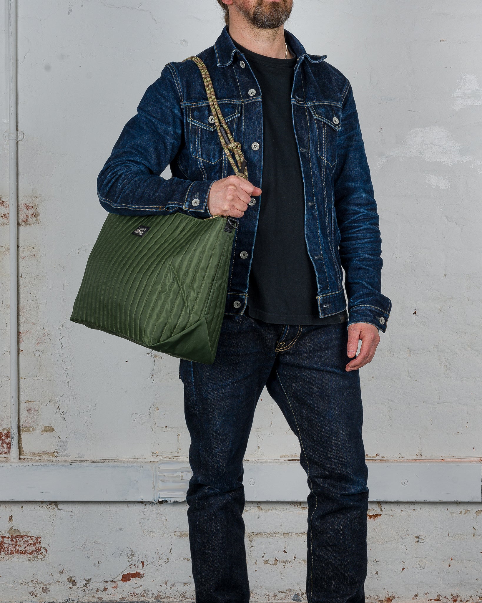 OGL Originale Tech Material Millie Carry-All Tote Bag - Green