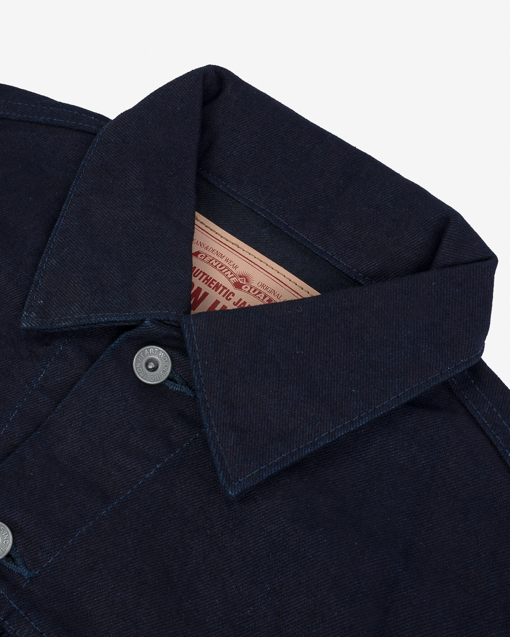 14oz Iron Heart Indigo/Black Japanese Selvedge Denim