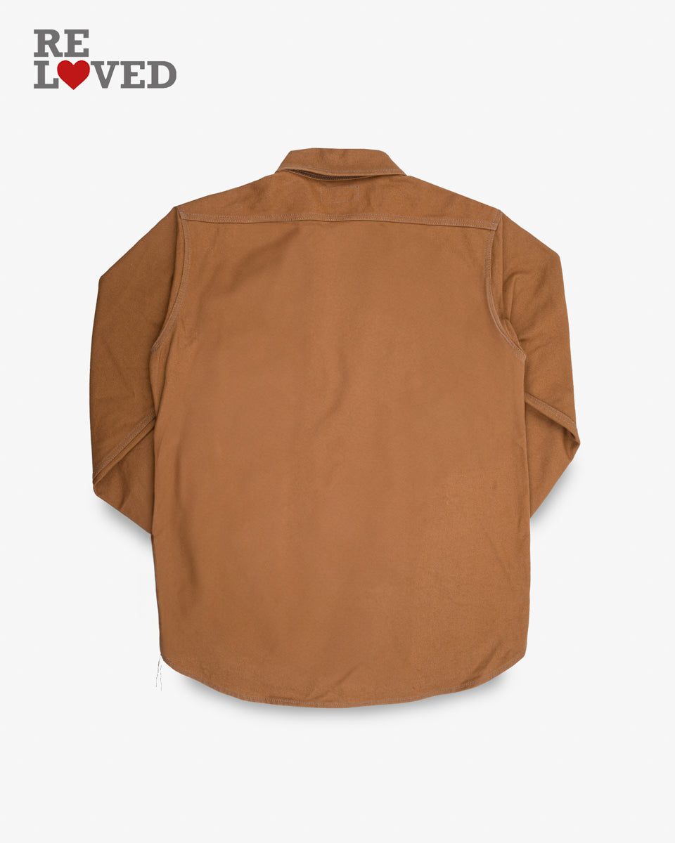 17oz Duck CPO Work Shirt - "The UnTucked" - Brown (IHSH-189-BRN) Size L