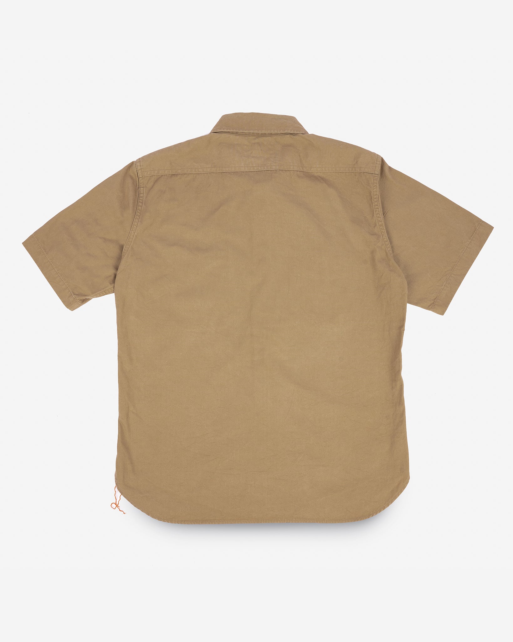 7oz Fatigue Cloth Short Sleeved Work Shirt - Khaki – Iron Heart