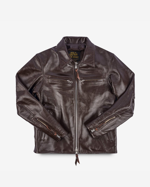 Japanese Horsehide Riders Jacket - Brown – Iron Heart