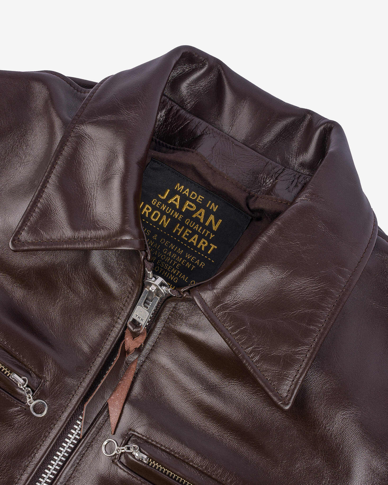 Japanese Horsehide Riders Jacket - Brown – Iron Heart