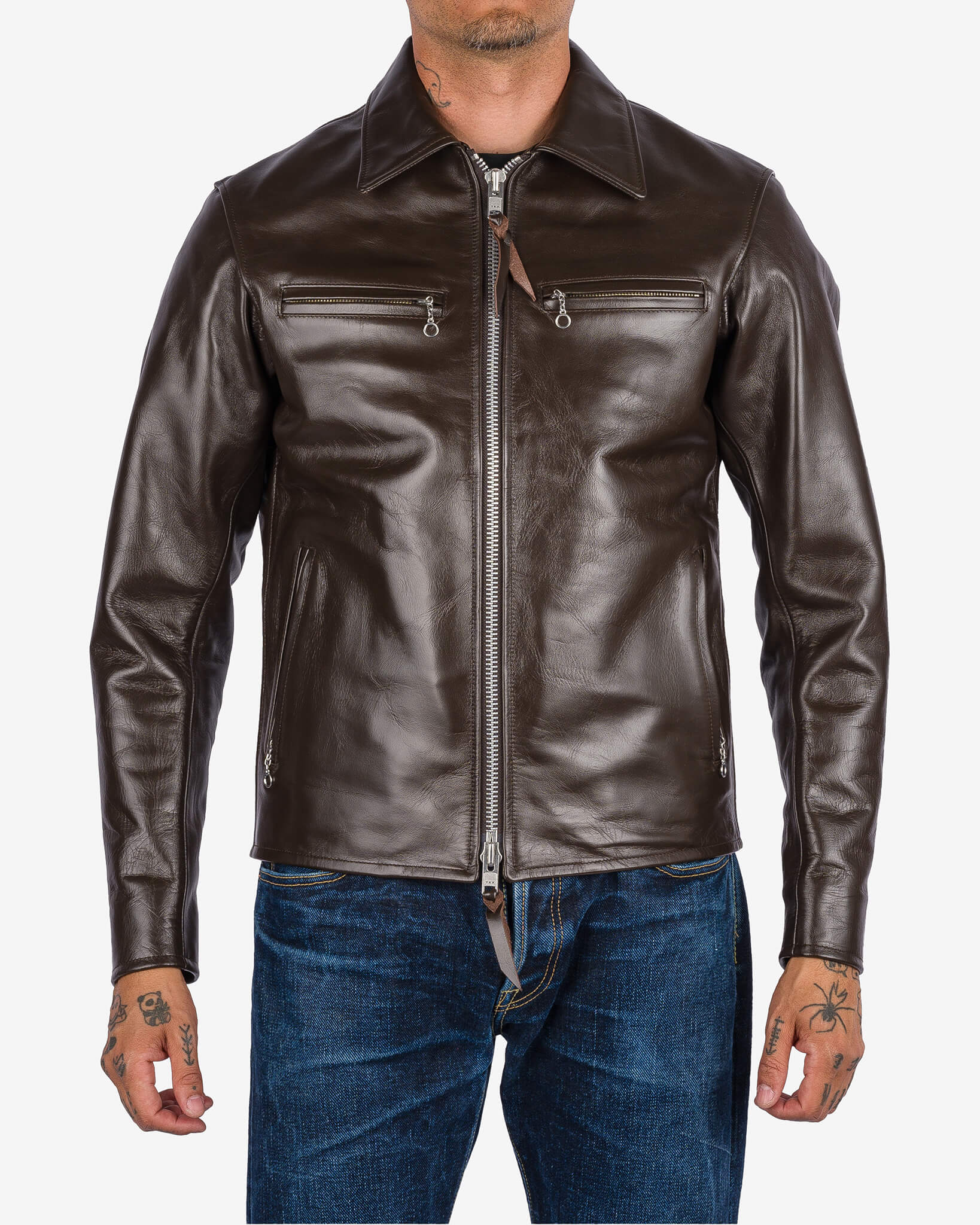 Japanese Horsehide Riders Jacket - Brown – Iron Heart