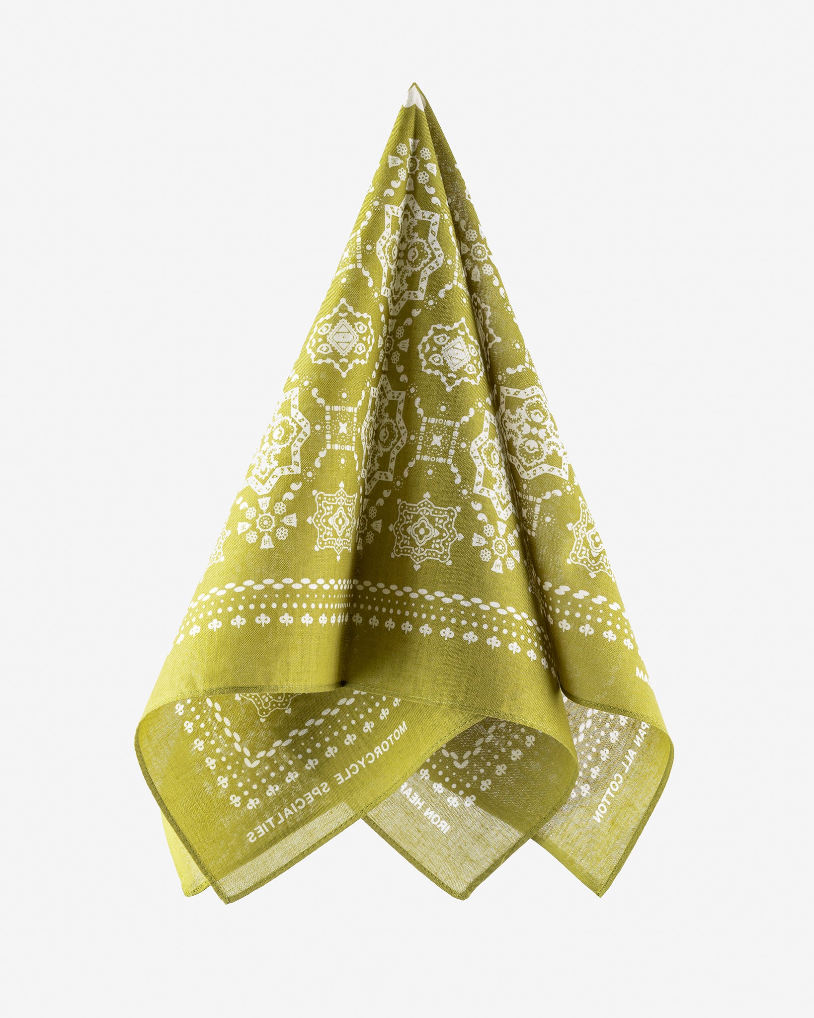 Iron Heart “Bell” Print Bandana - Green
