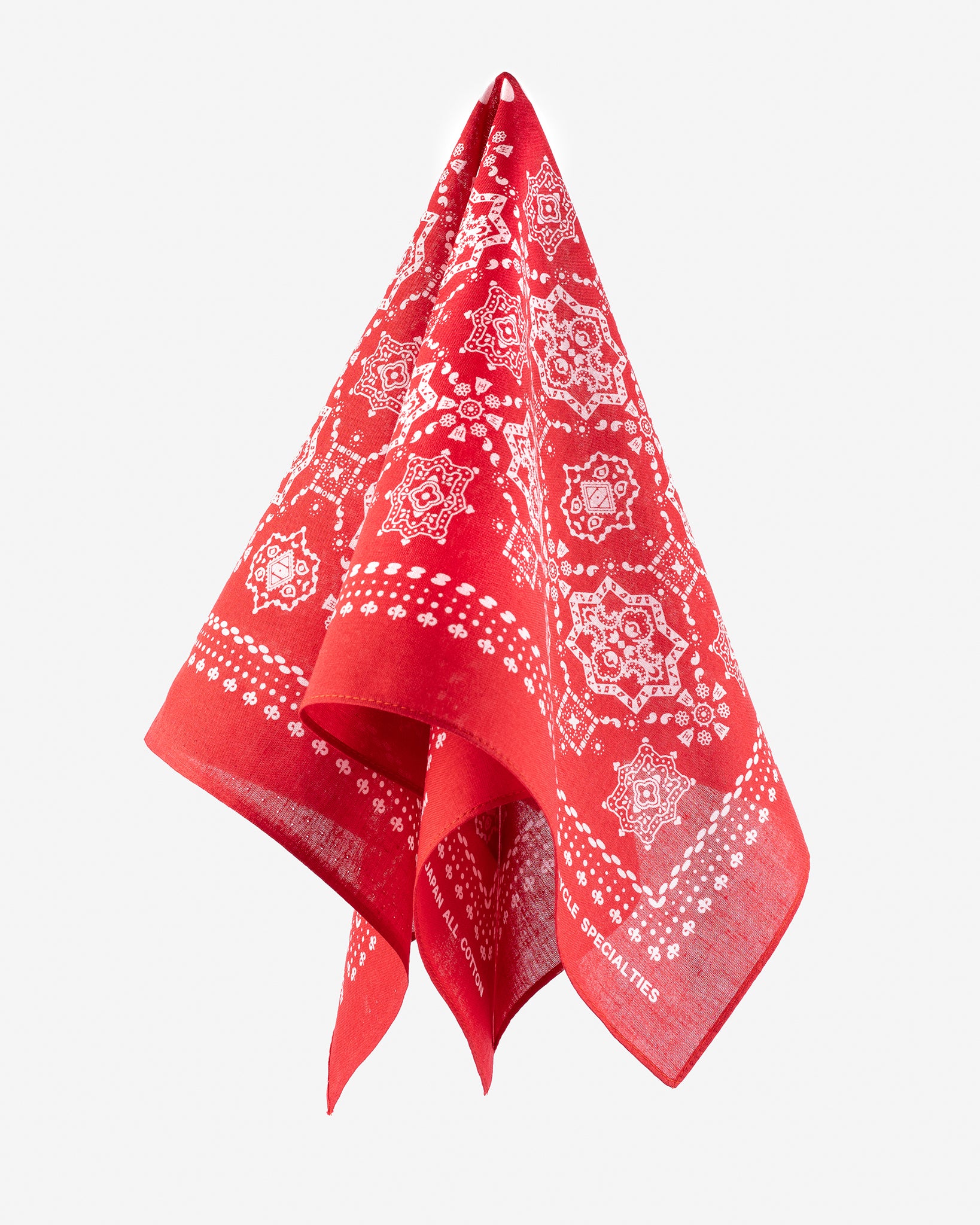 Iron Heart “Bell” Print Bandana - Red