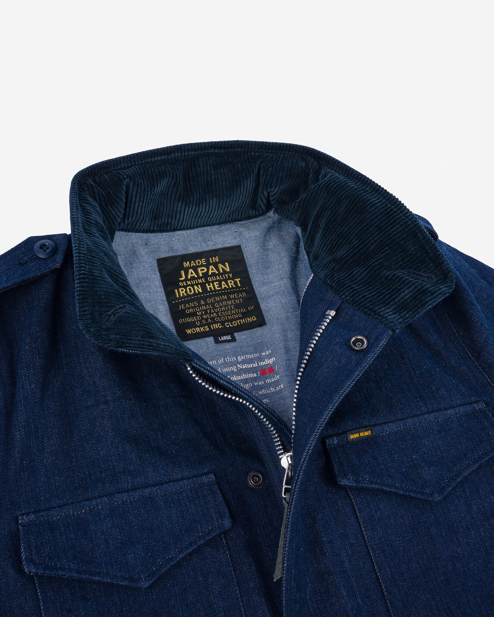 IRON HEART IHM-26 16oz. Duck M-65 ジャケット 今期はM-65が人気ですよ！ | IRON HEART THE WORKS OSAKA