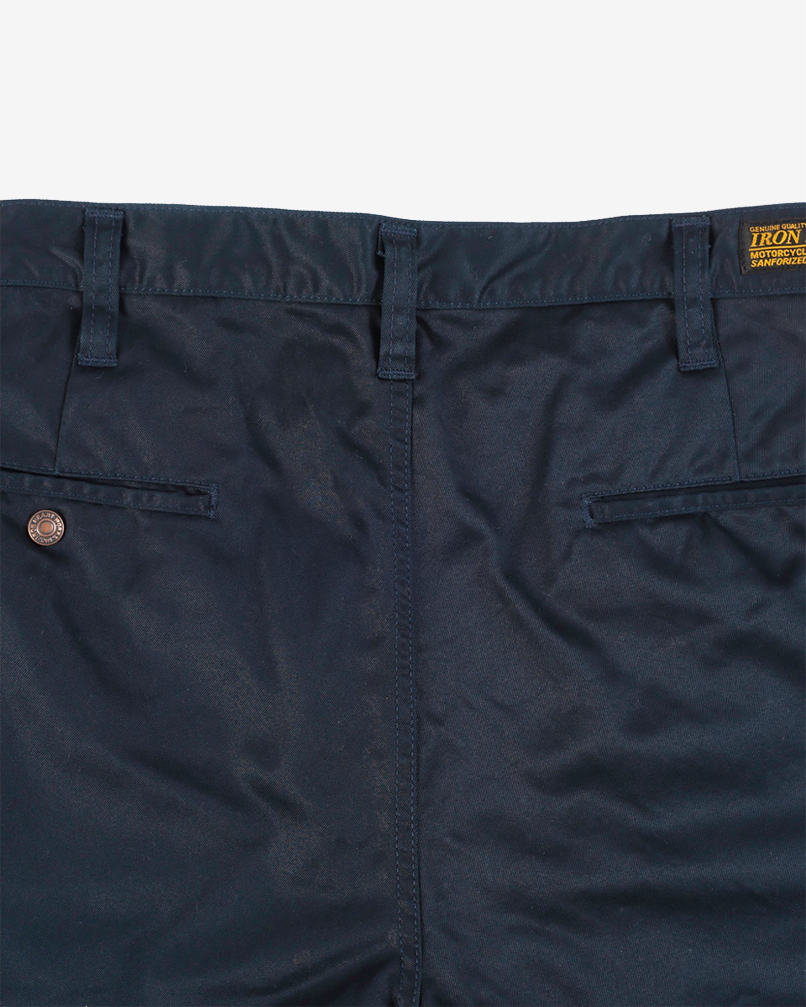 Iron Heart 11oz West Point Shorts in Navy