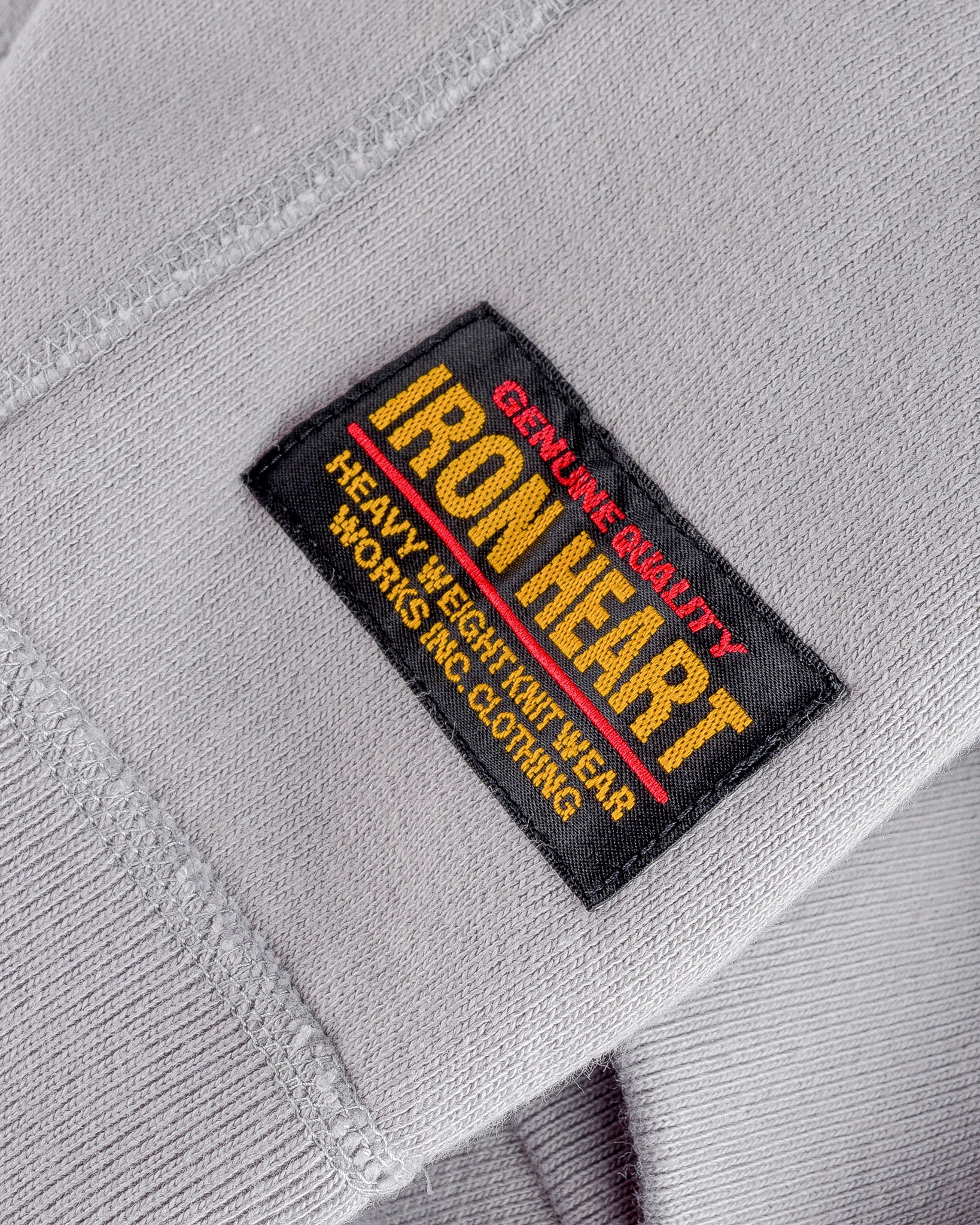 14oz Ultra Heavyweight Loopwheel Cotton Zip Up Sweater - Grey
