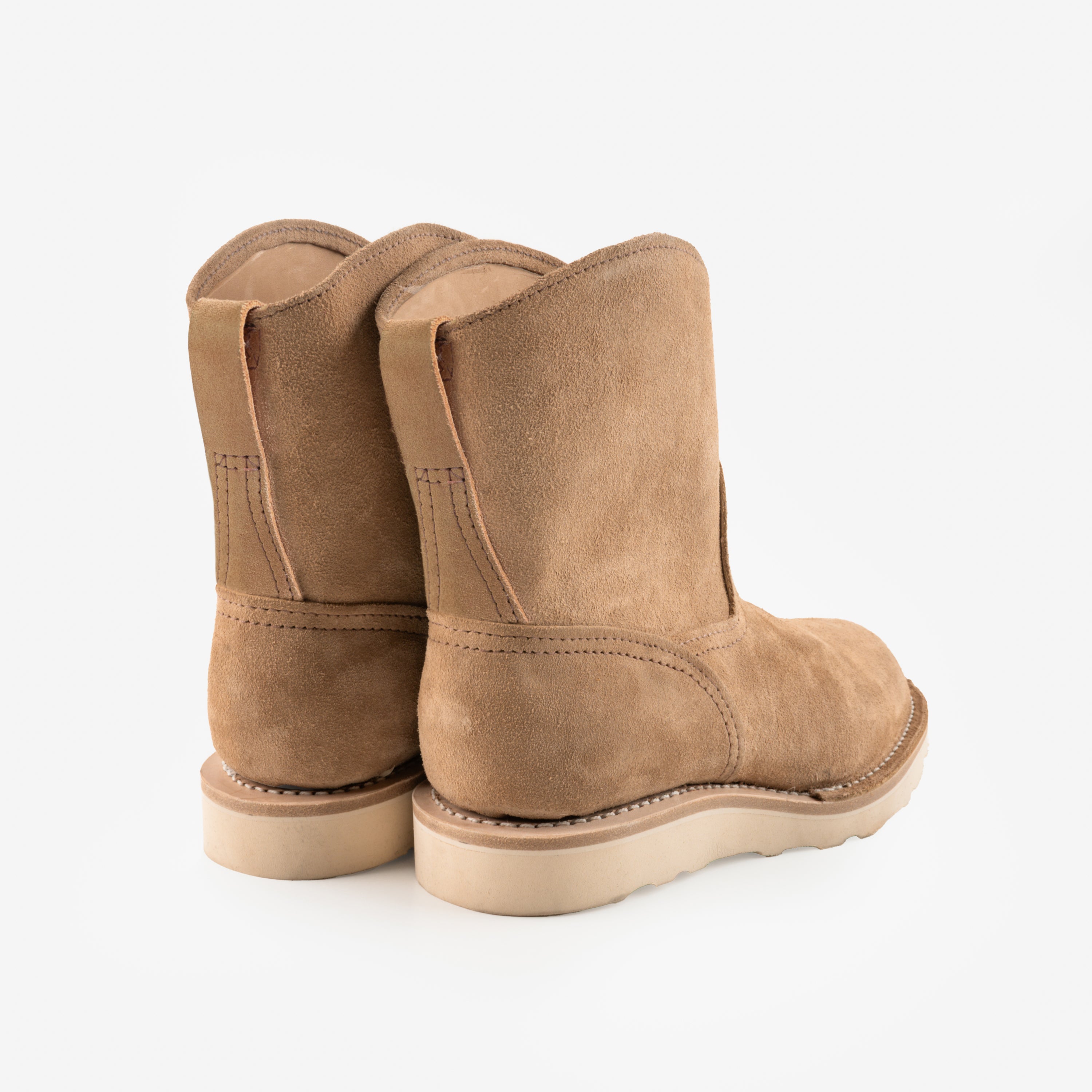 Iron Heart Int'l x Wesco® - 8" Rough-Out Pull-up Morrison Boot - Burlap