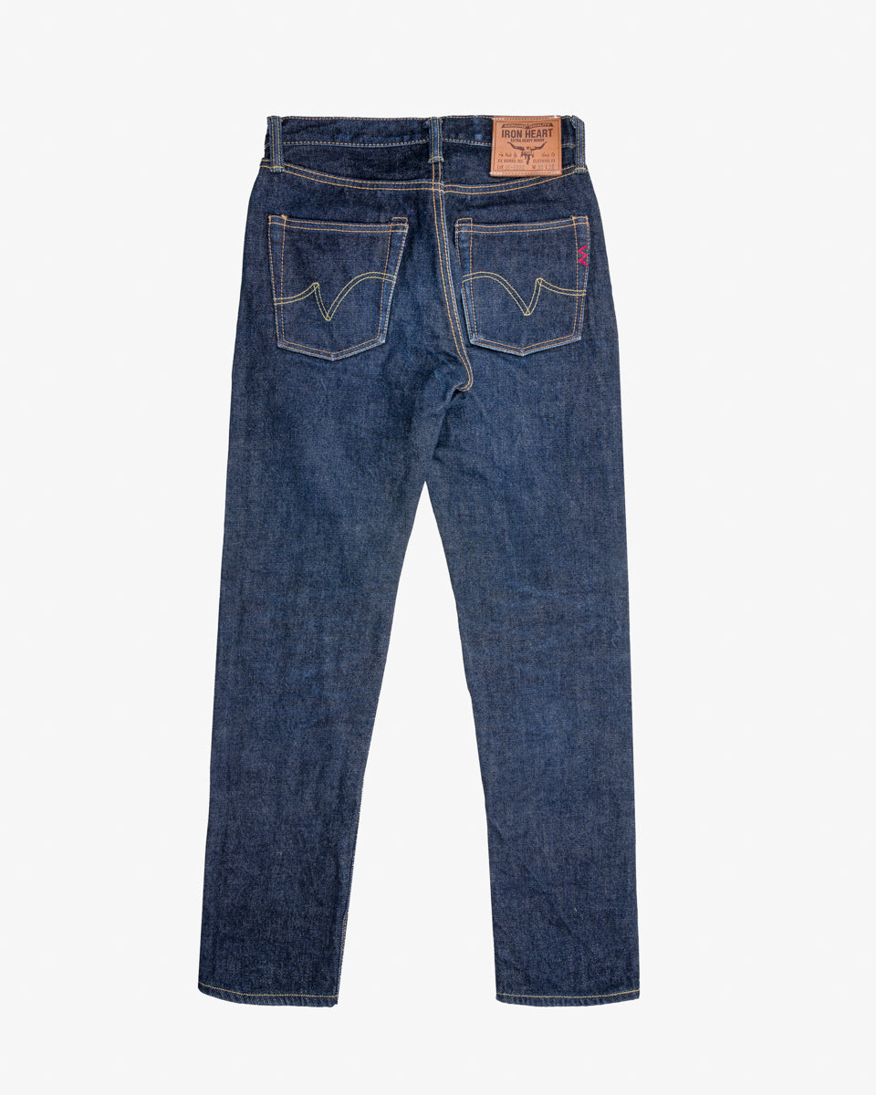 21oz Selvedge Denim Slim Straight Cut Jeans - Indigo (IH-666S-21) Tag 30, Hemmed to 29.5