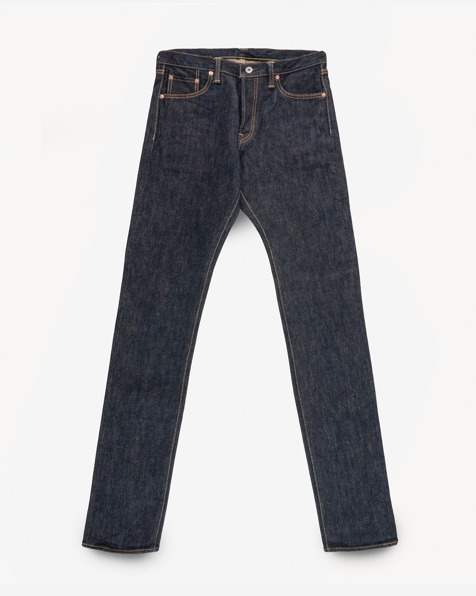 21oz Shinayaka Selvedge Denim Slim Cut Jeans - Indigo