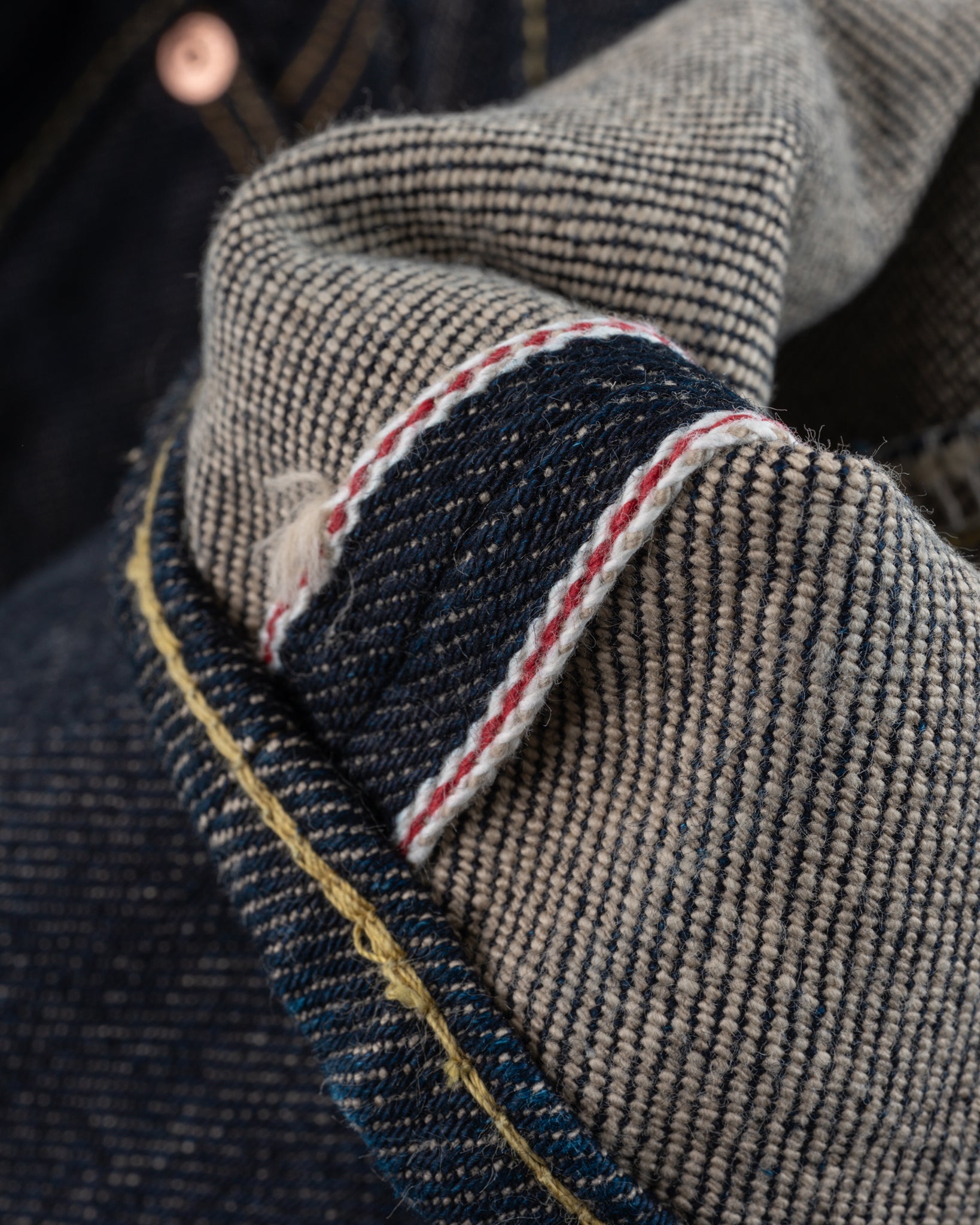 Iron Heart 21oz Shinayaka Selvedge Denim Slim - Indigo
