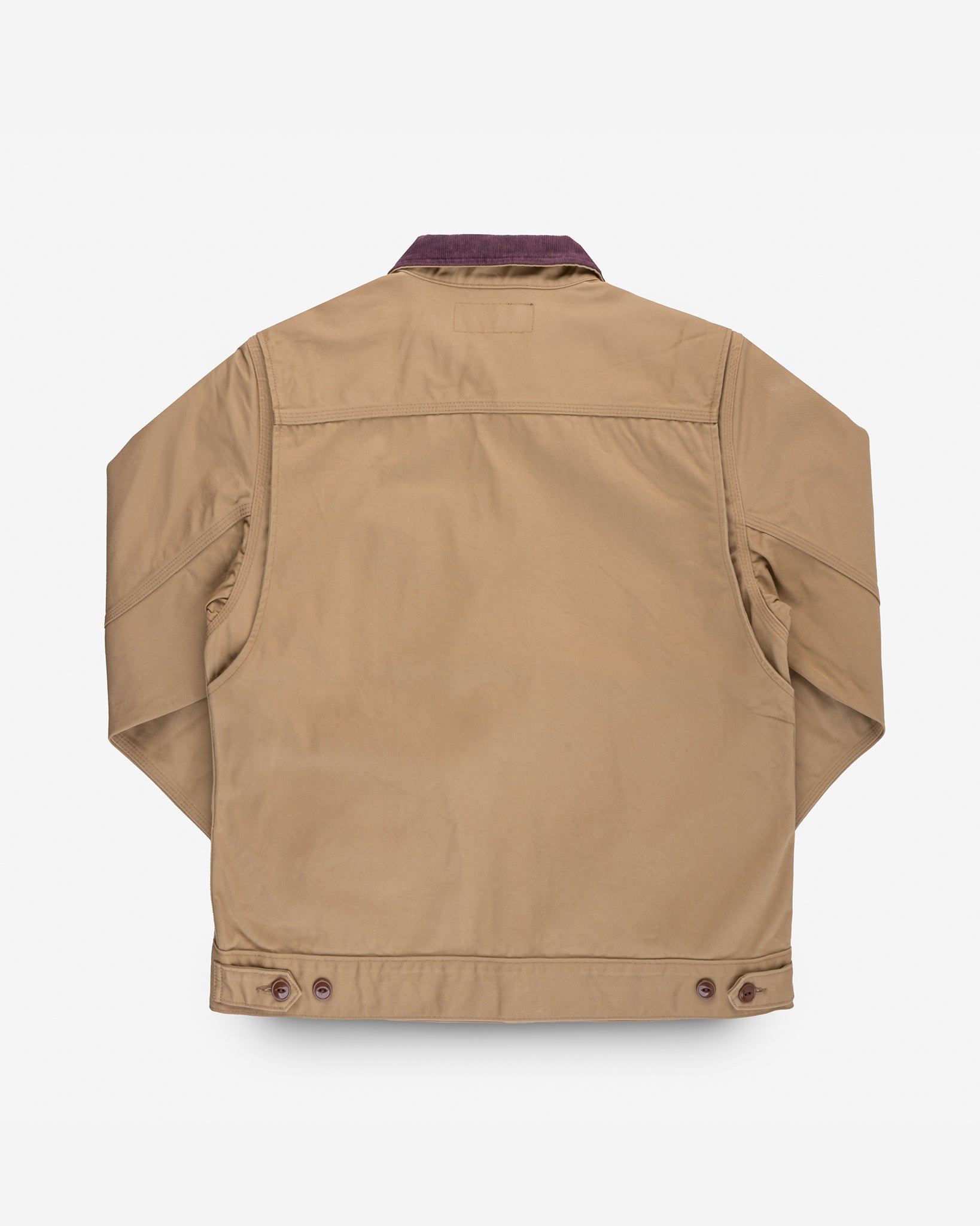 12oz Kurashikizome® Twill Work Jacket - Beige (IHJ-144-BEI) Tag Large