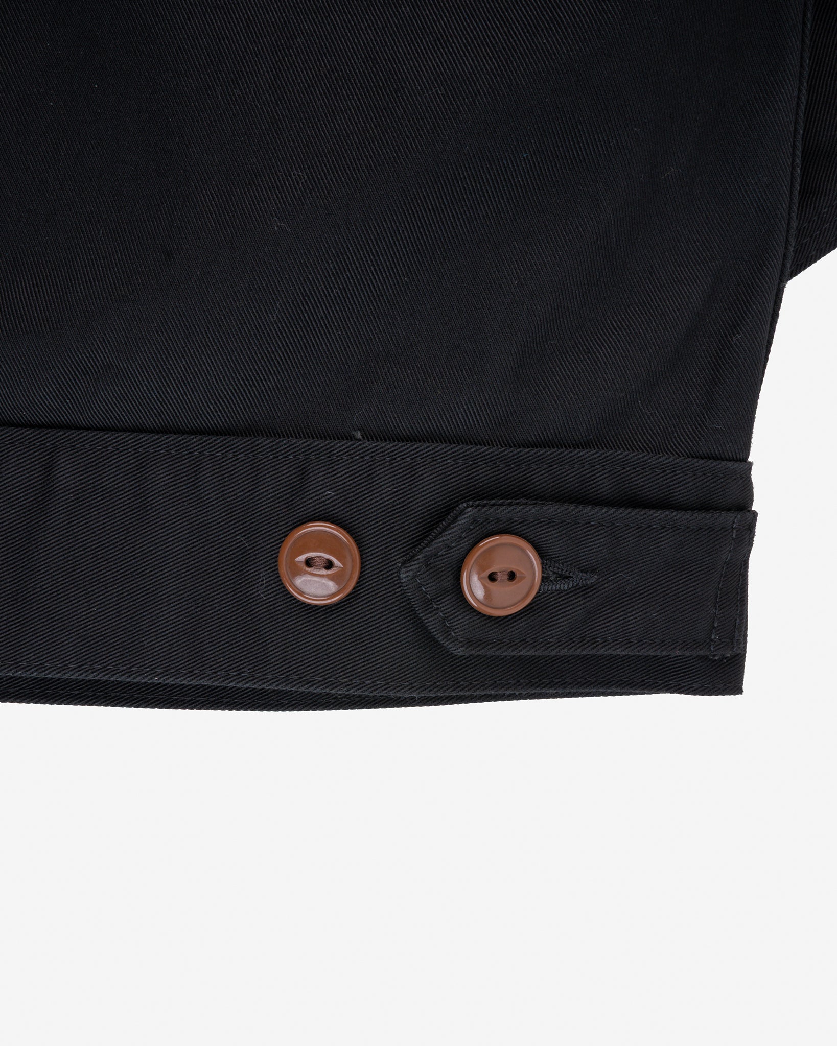 12oz Kurashikizome® Twill Work Jacket - Black – Iron Heart