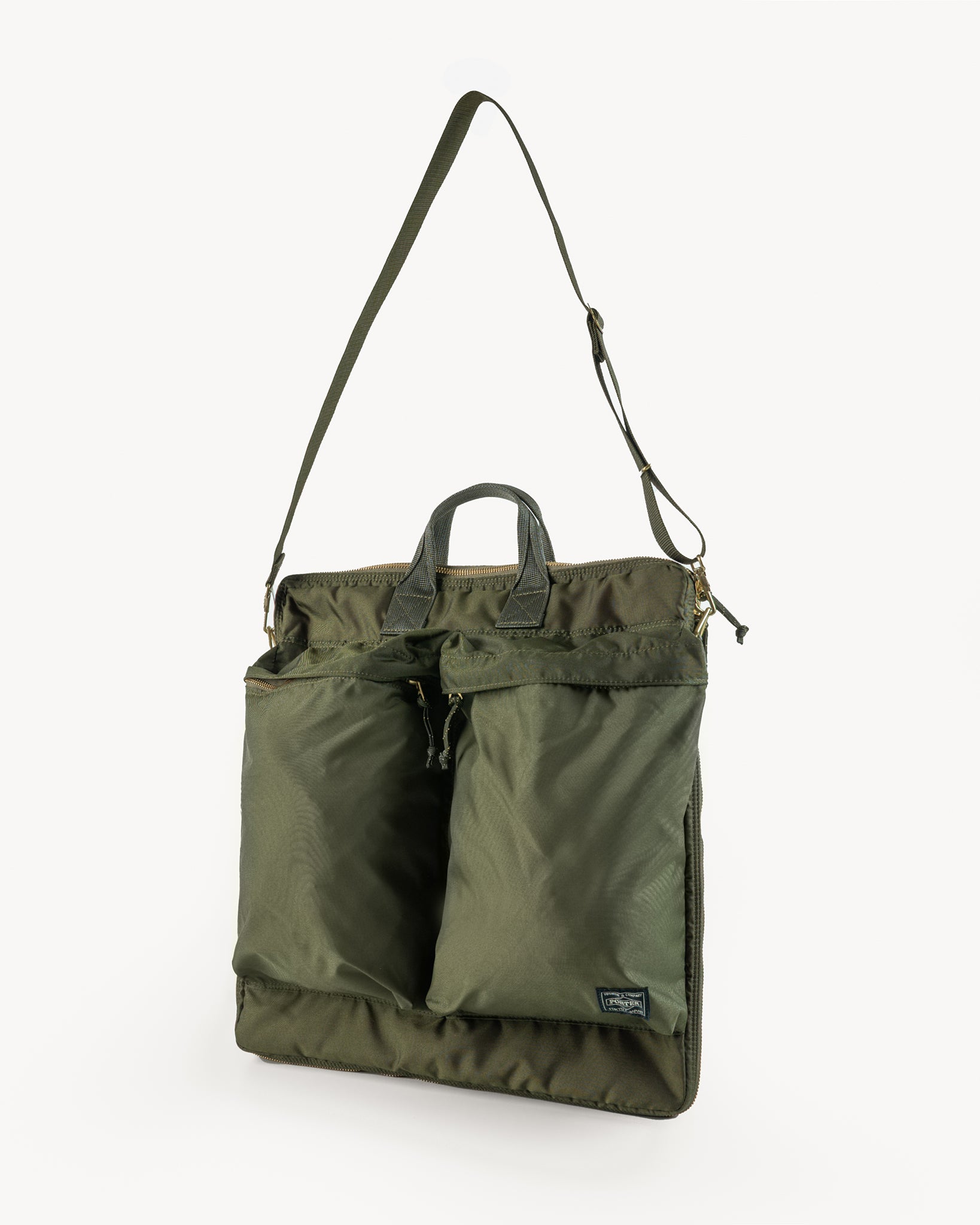 Porter - Yoshida & Co. - Force 2Way Helmet Bag (S) - Olive