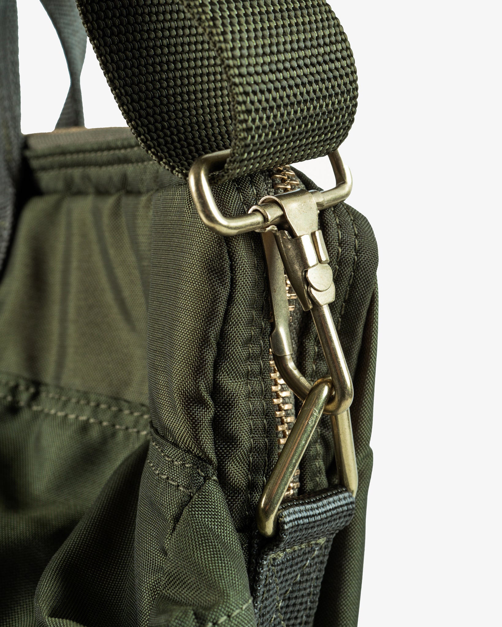 Porter - Yoshida & Co. - Force 2Way Helmet Bag (S) - Olive – Iron