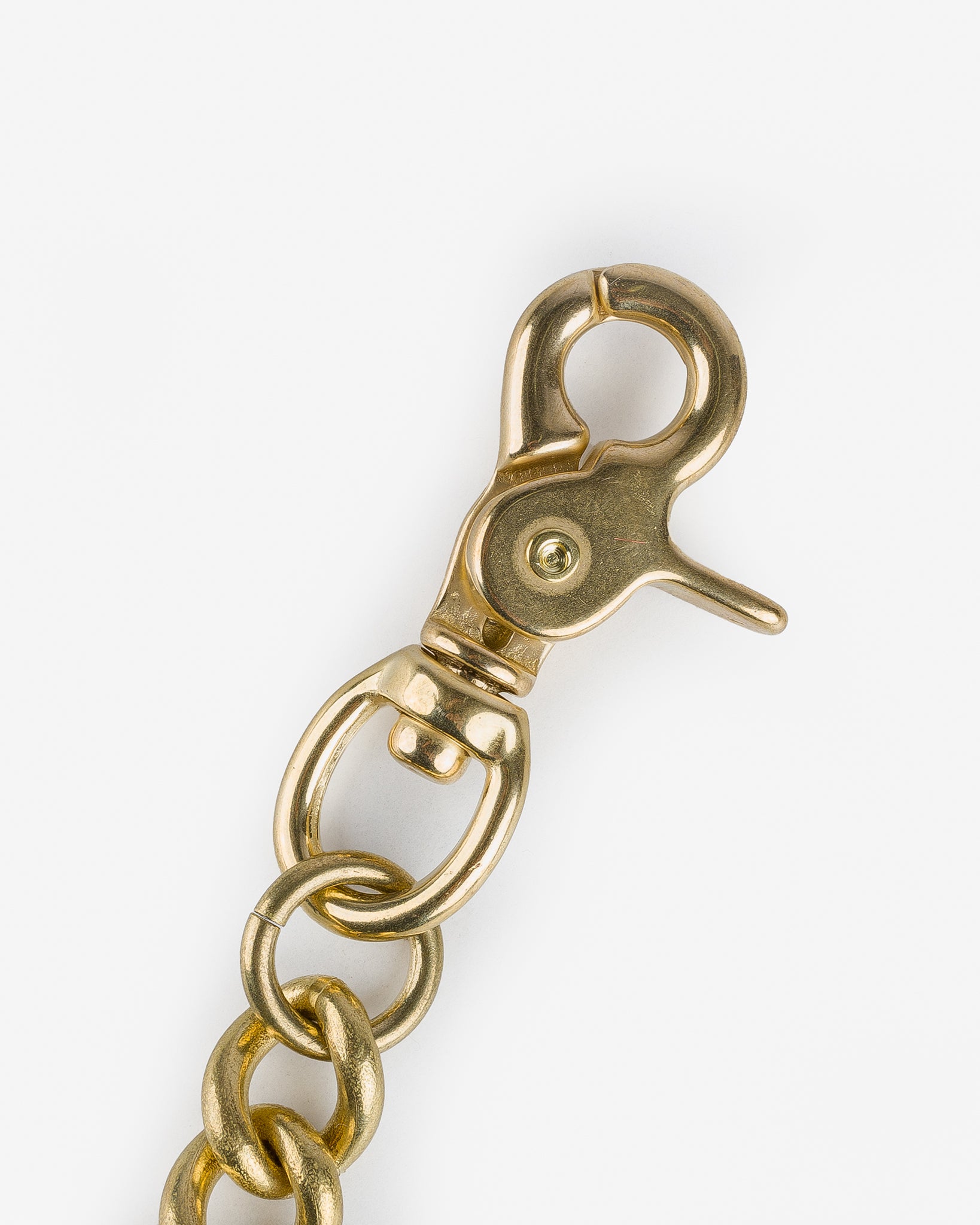 Iron Heart Brass Wallet Chains with Rings and Hook