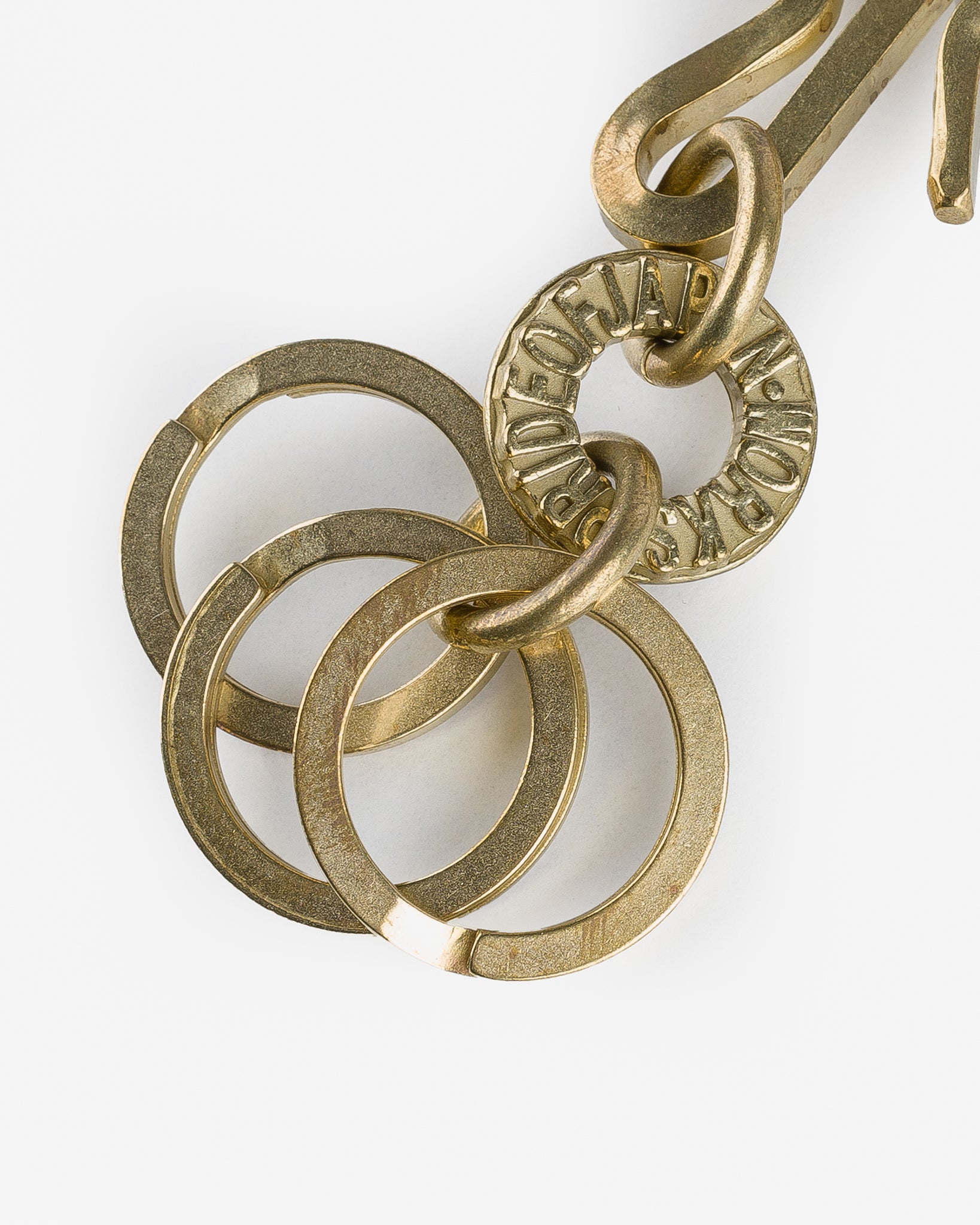 Iron Heart Brass Key Hook