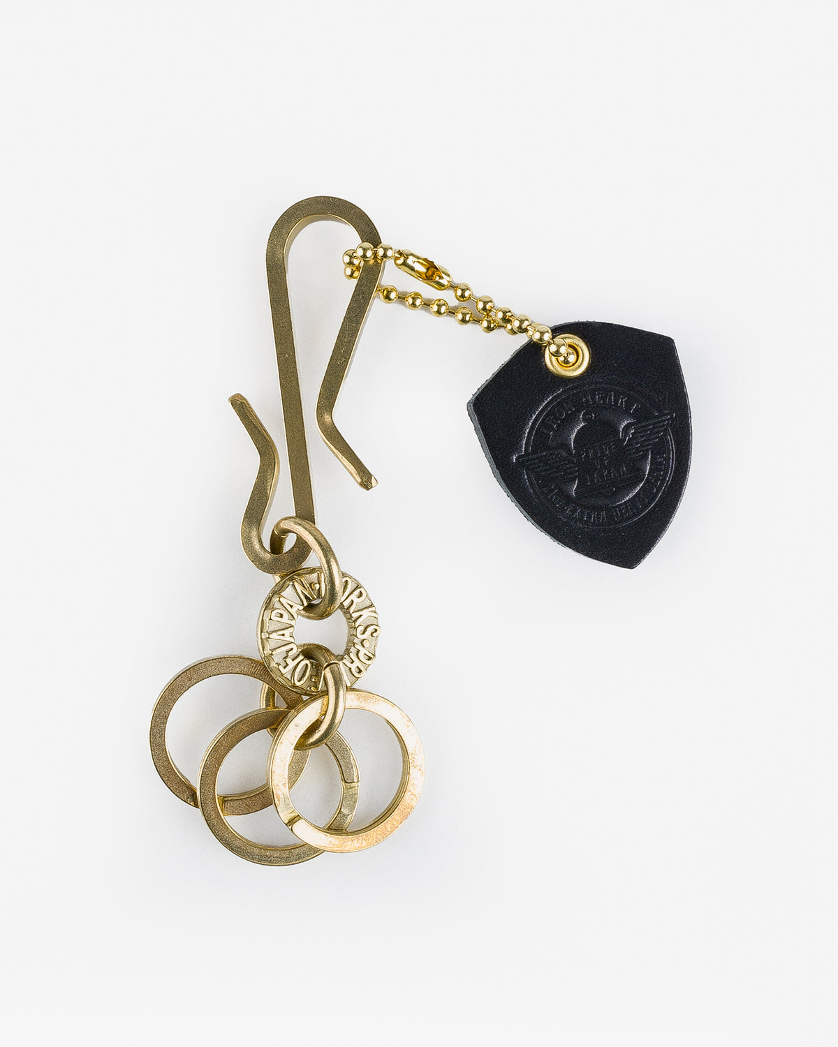 Key Hook Rings Brass