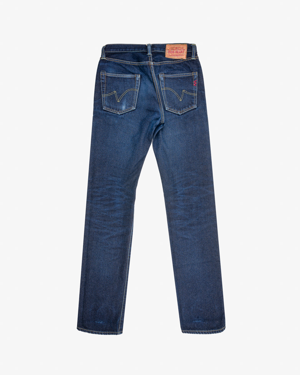 14.7oz Recycled Selvedge Denim Slim Straight Cut Jeans - Indigo (IH-666S-RE) Tag 29, Hemmed to 32.0"