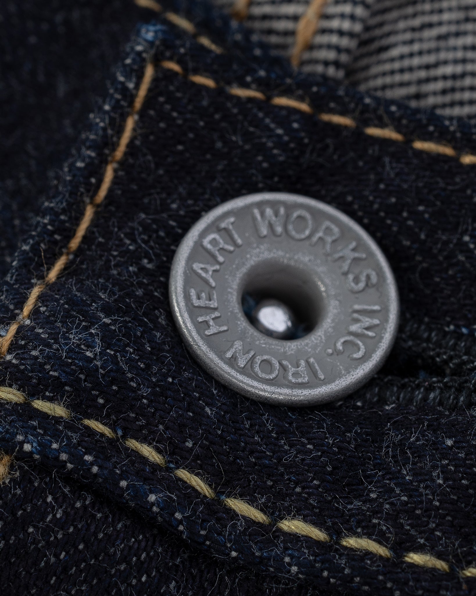 14oz Iron Heart x SJF Selvedge Denim Straight Cut Jeans - Indigo