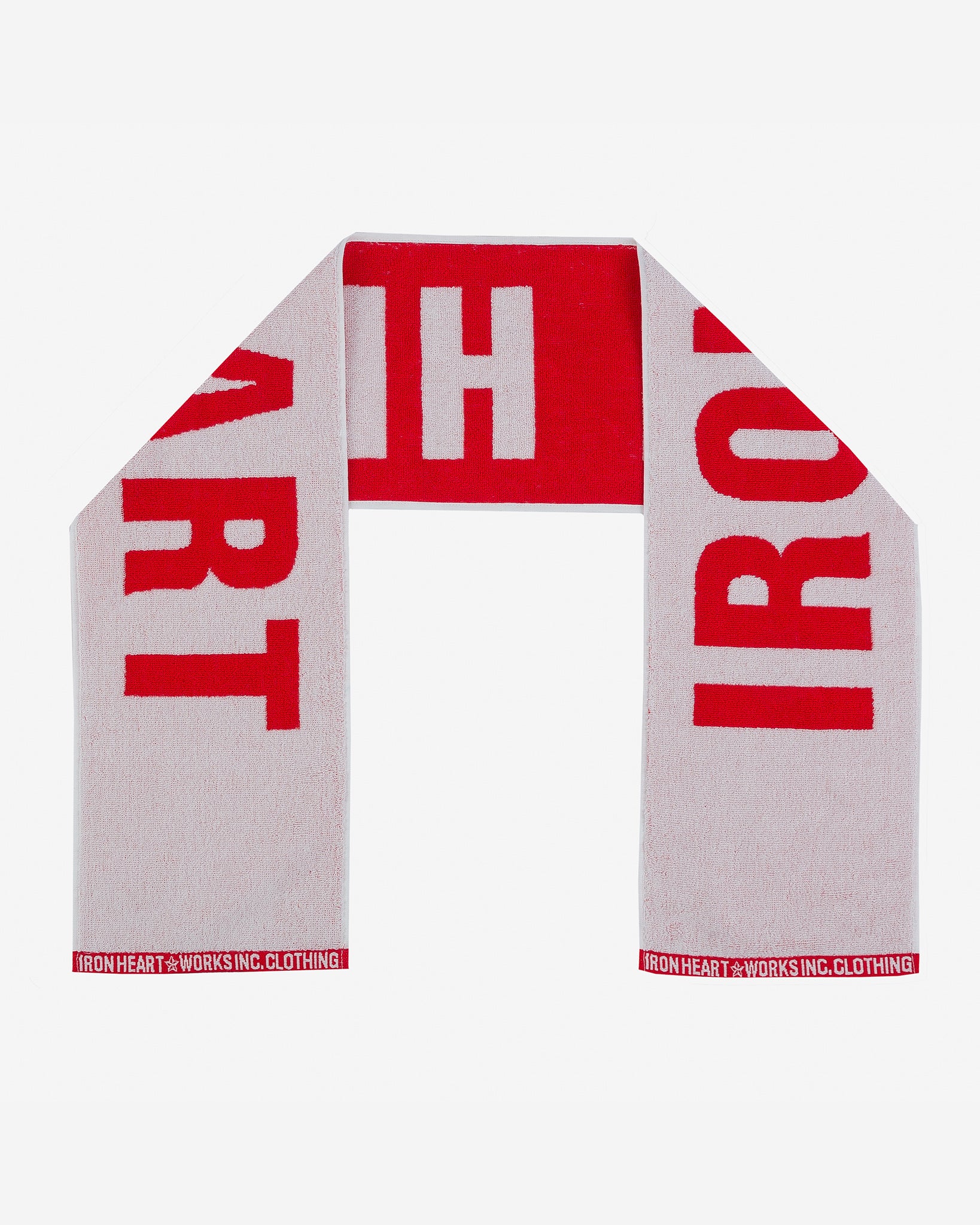 Iron Heart Small Imabari Towel - Red/White
