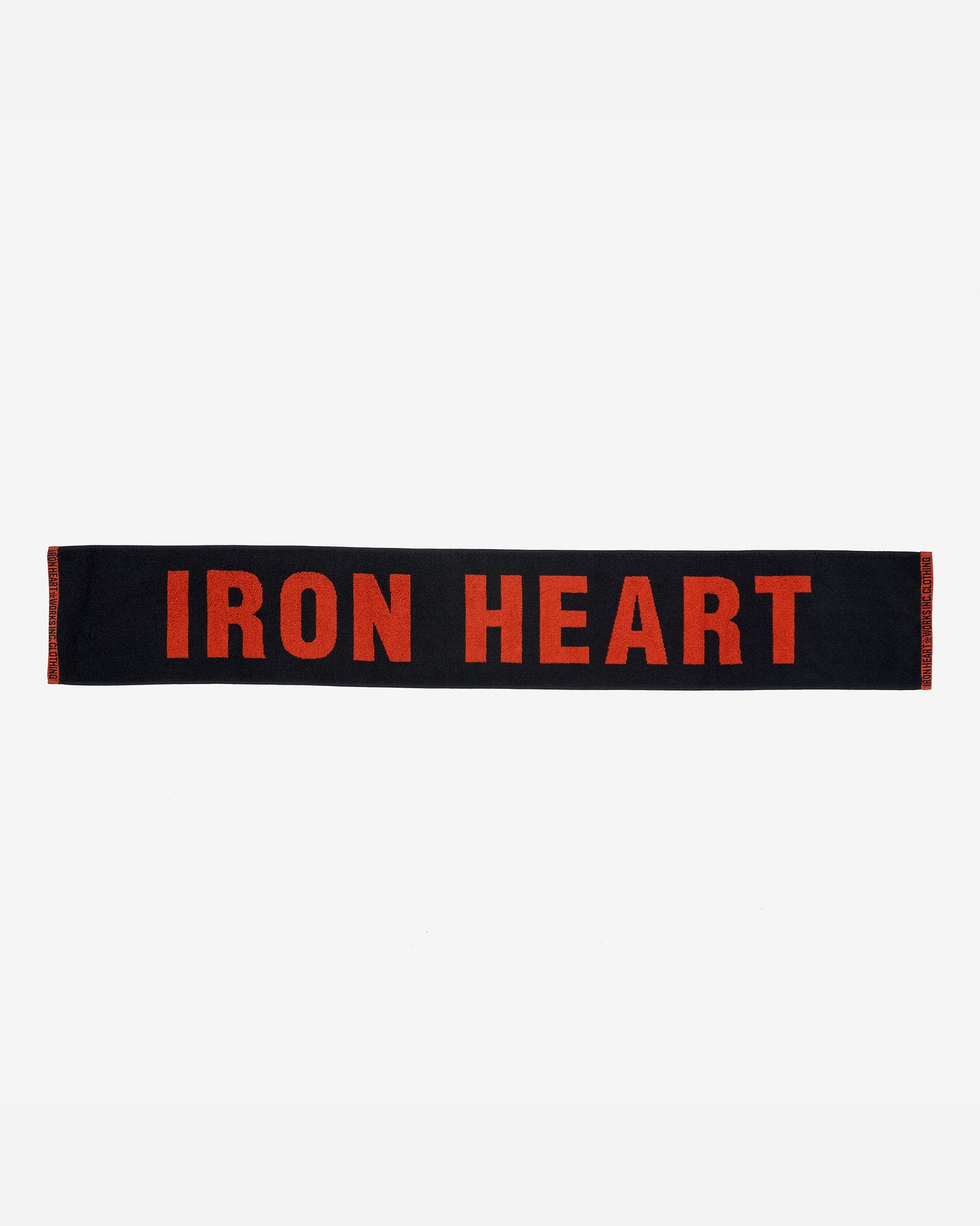 Iron Heart Small Imabari Towel - Orange/Black