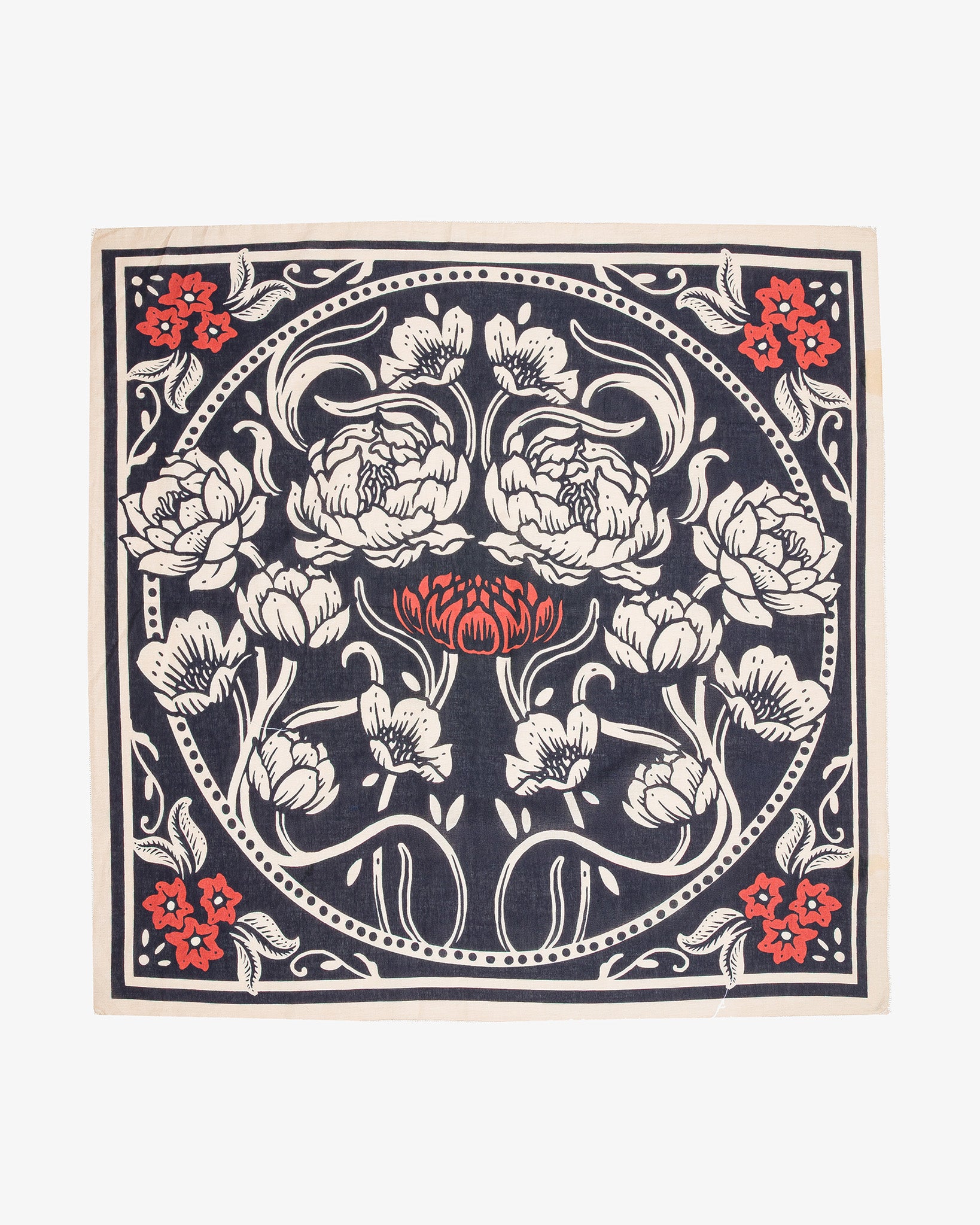 Felix Green Organic Cotton "Aubrey" Bandana - Charcoal