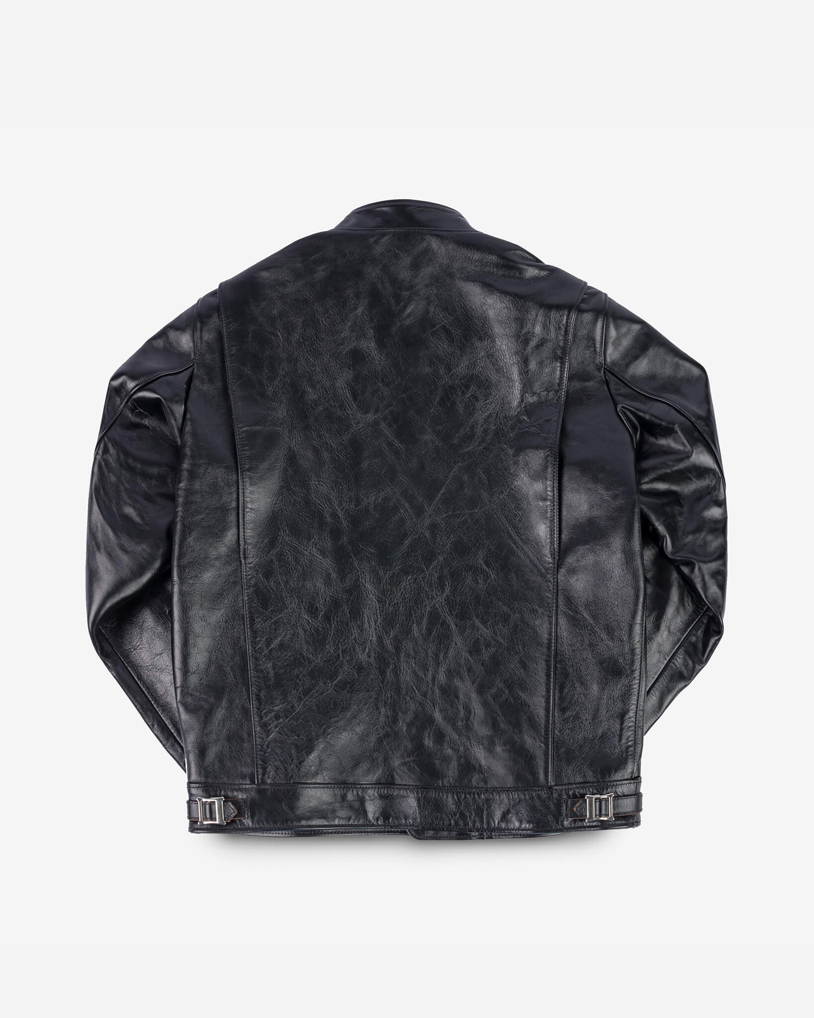 Japanese Horsehide Double Motorcycle Jacket - Black – Iron Heart