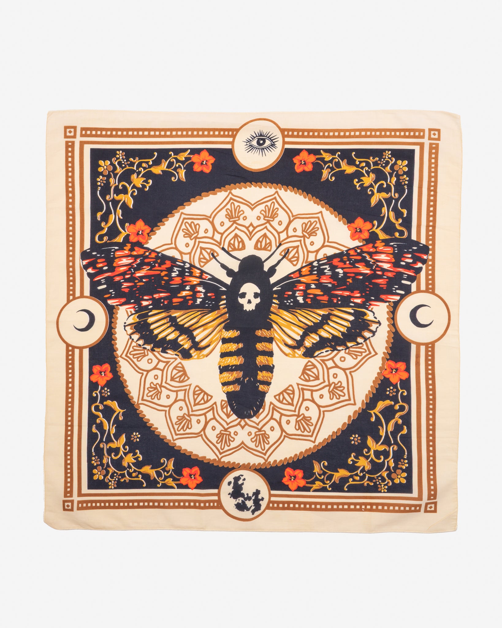 Felix Green Organic Cotton "Papillion" Bandana - Yellow